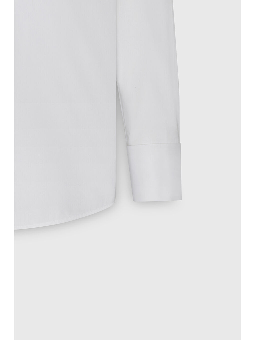 Erkek Beyaz Slim Fit Dar Kesim %100 Pamuk Ata Yaka Gömlek-7