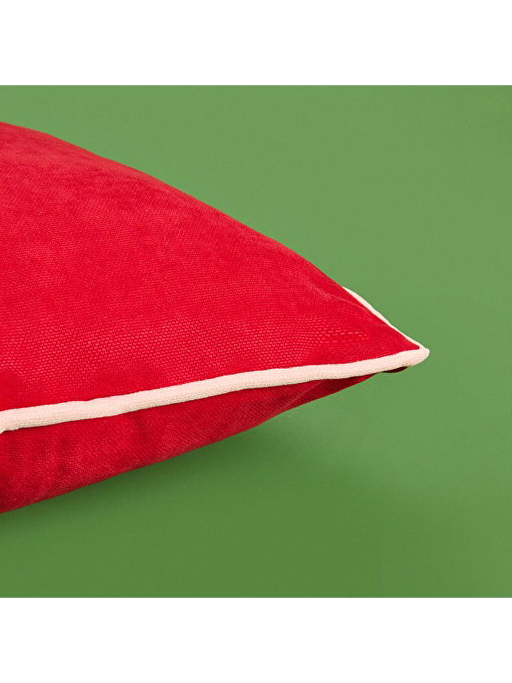 Soft Love Kırlent - Kırmızı - 30x50 cm-1