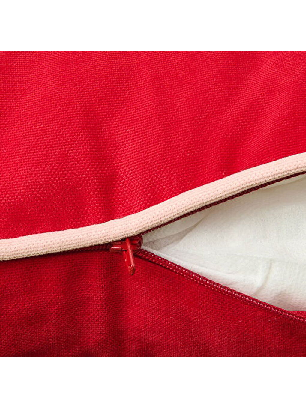 Soft Love Kırlent - Kırmızı - 30x50 cm-3