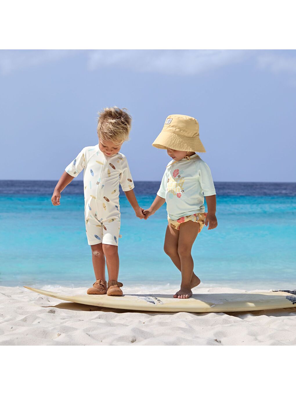 Lassig Beyaz Surfboards UV Korumalı Mayo Sea Salt - 5
