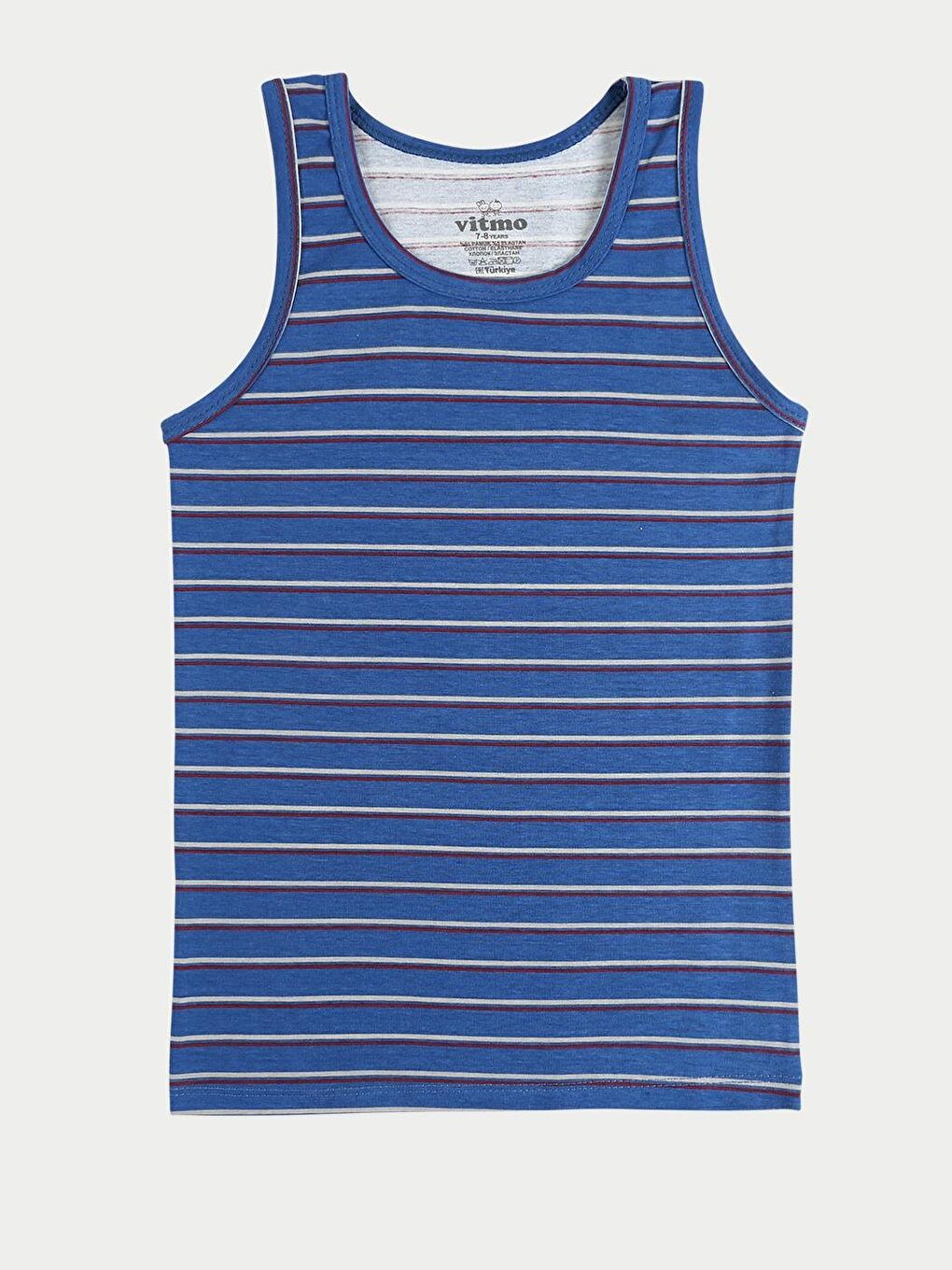 3'Lü Erkek Çocuk Pamuklu Space Karışık Atlet