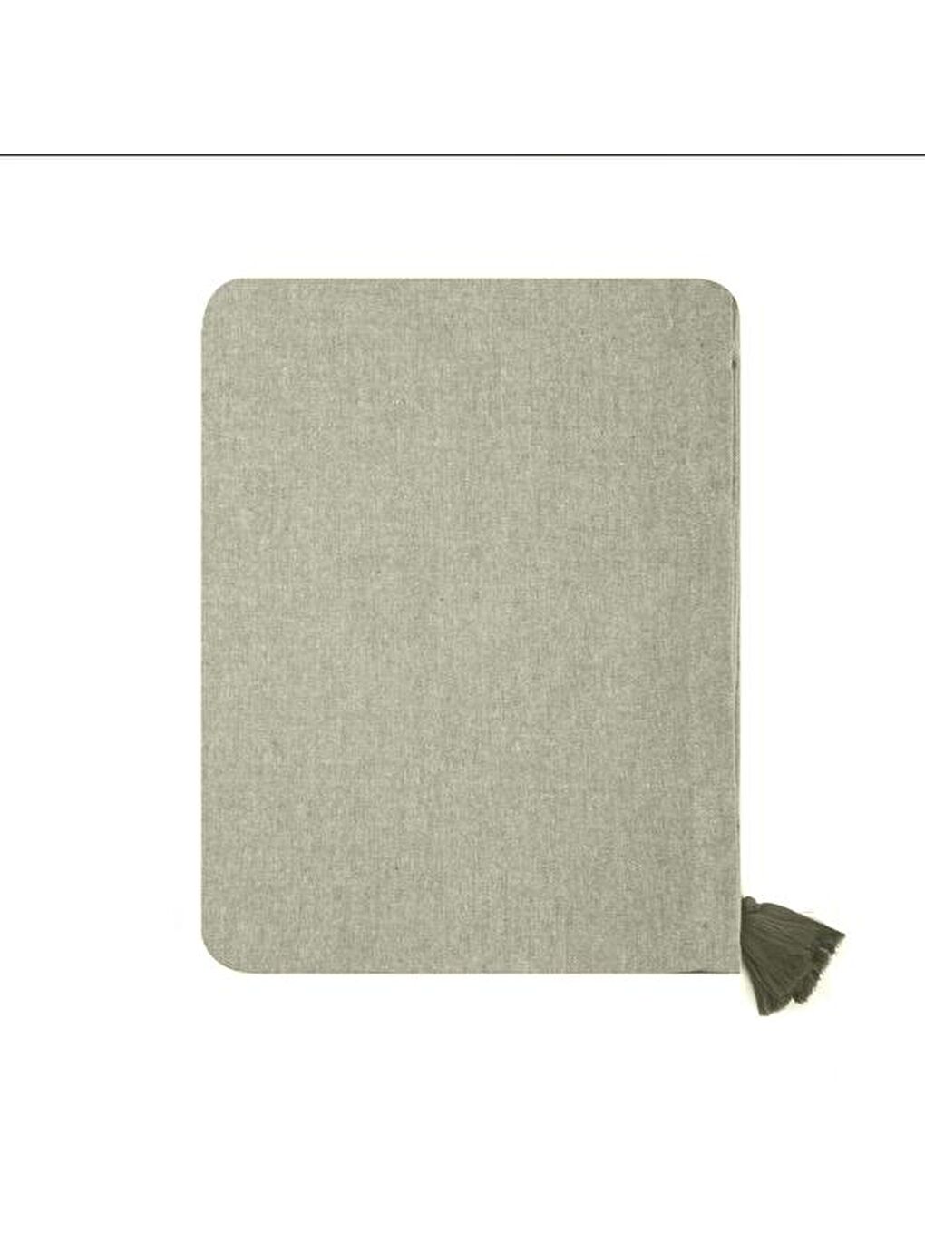 Soft Tuch Püsküllü Masa Örtüsü - Yeşil - 150x220 cm-3