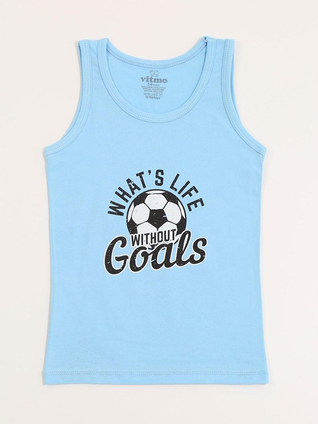 3'Lü Erkek Çocuk Pamuklu Atletik Karışık Atlet-2