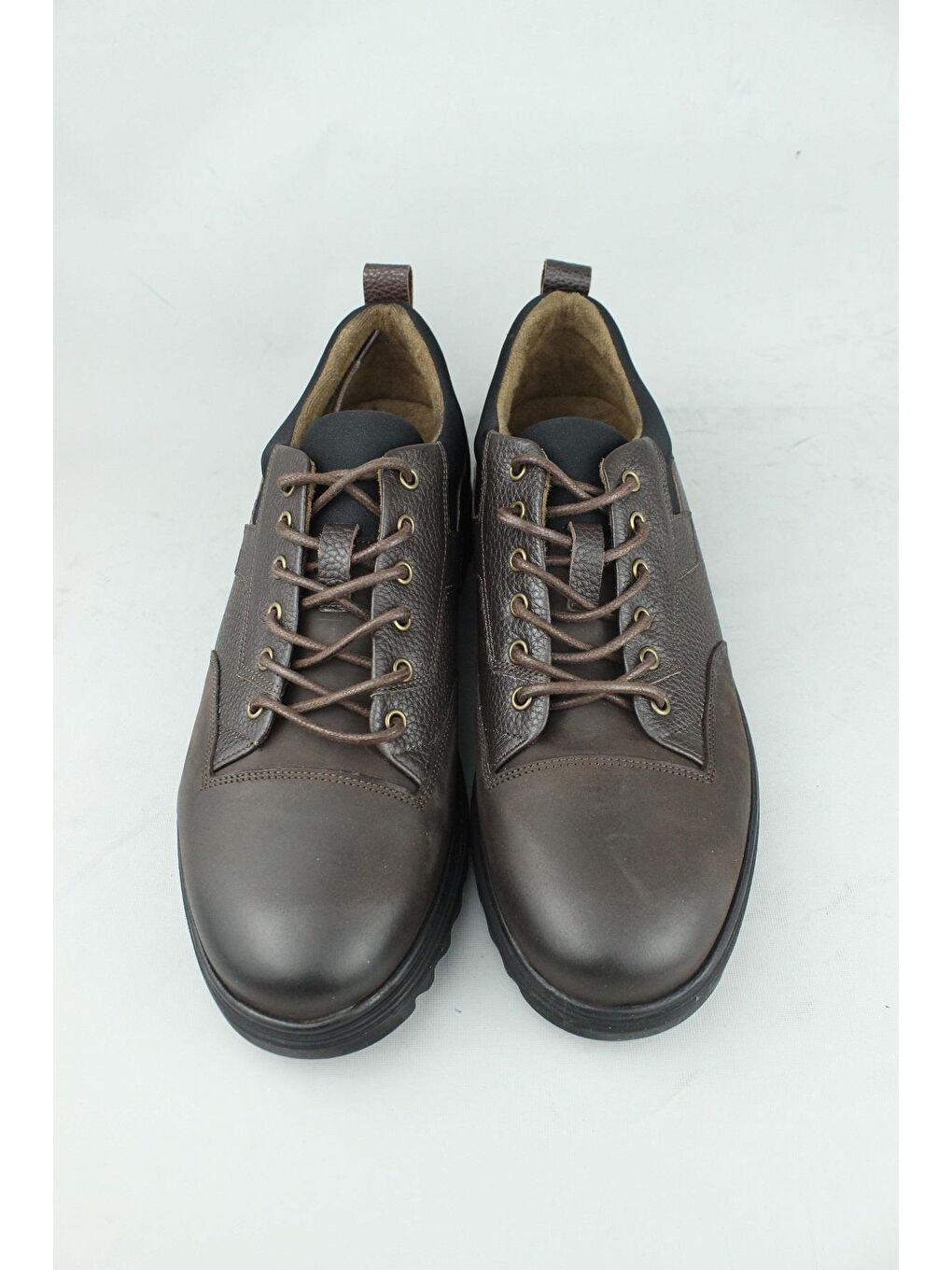 Kahverengi Canyon Hakiki Deri Bağcıklı Ayakkabı Erkek-2