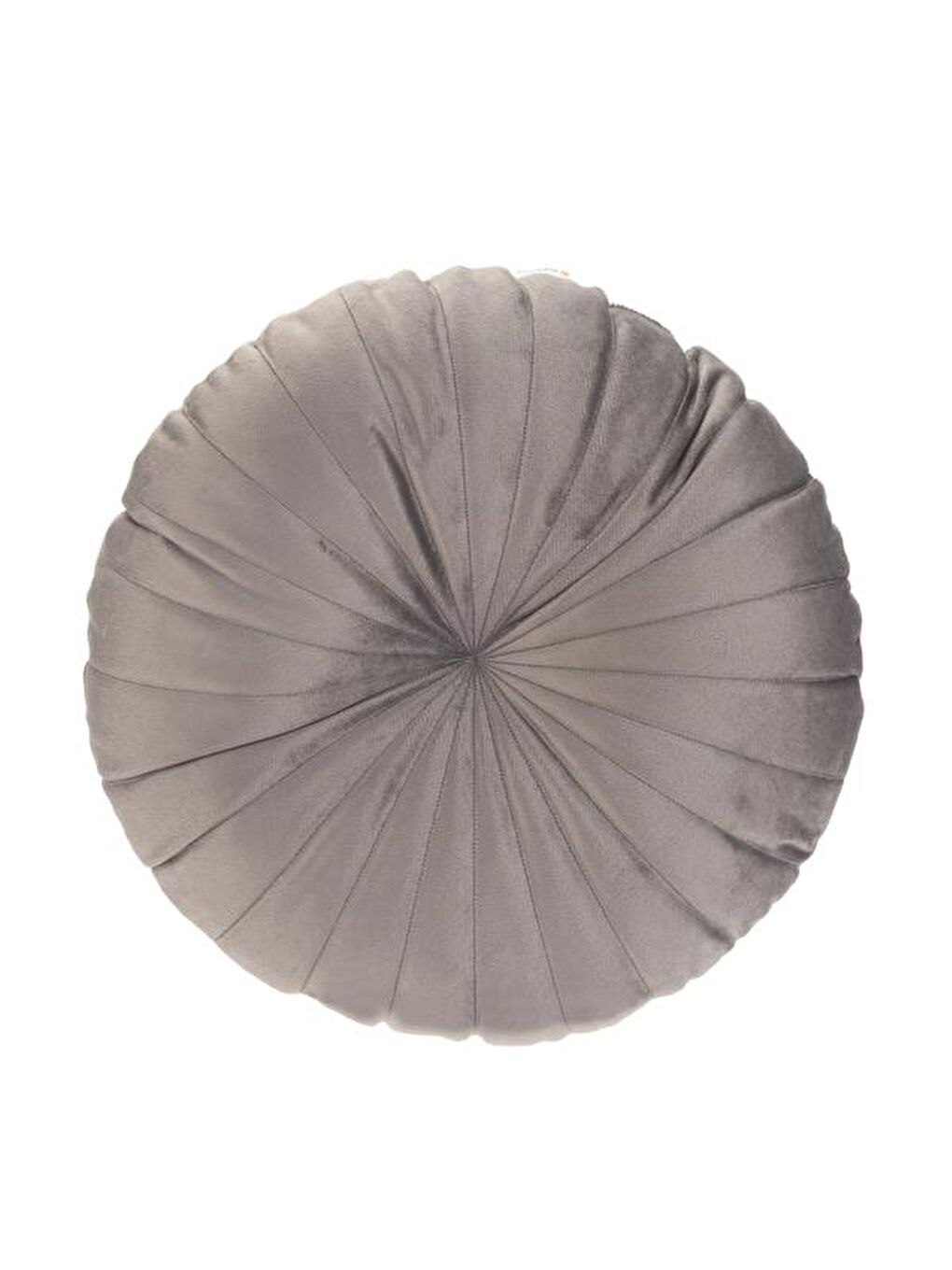 Soft Yuvarlak Kırlent - Antrasit - 38x38 cm-2