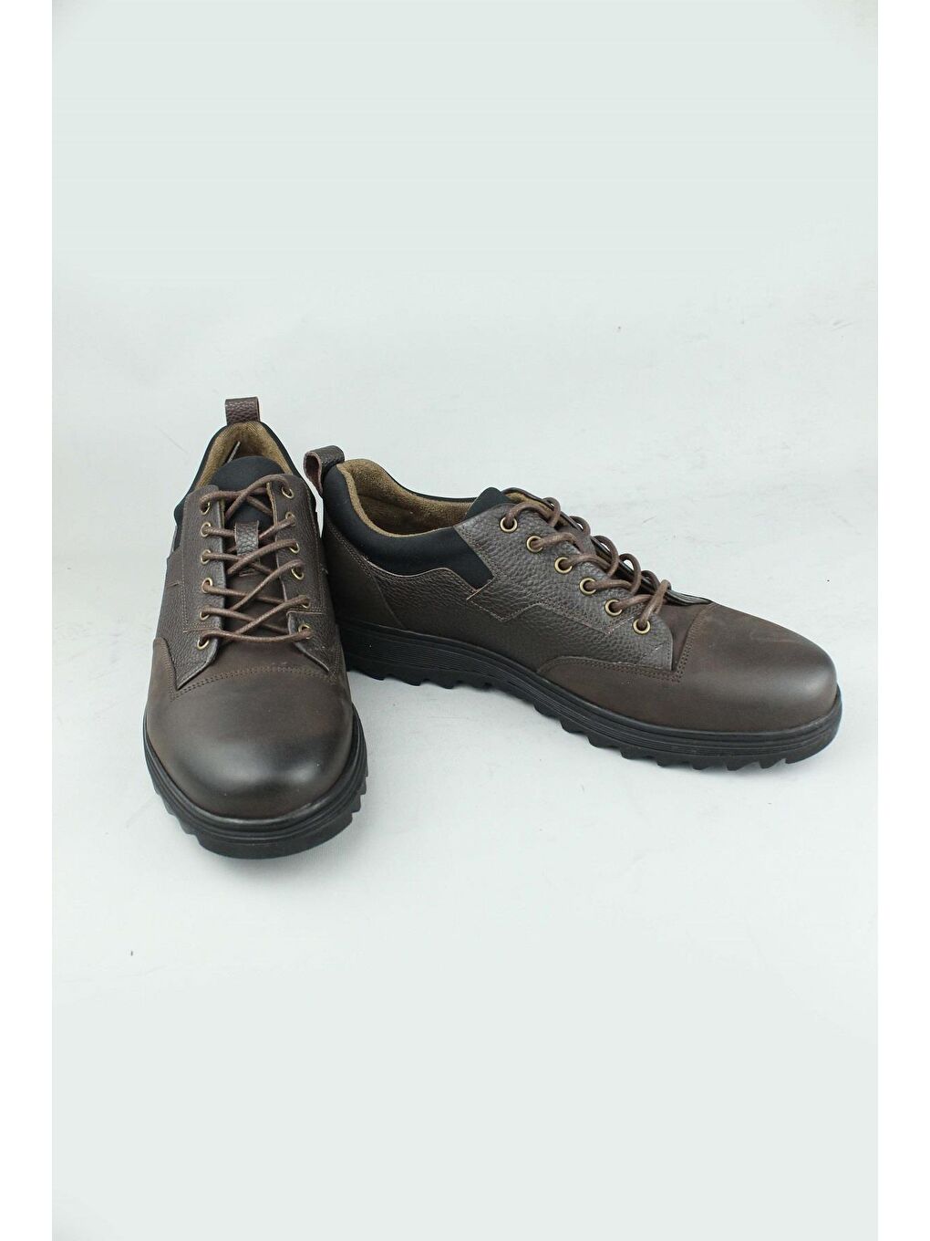 Kahverengi Canyon Hakiki Deri Bağcıklı Ayakkabı Erkek-3