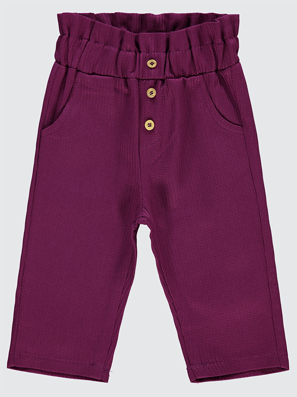 Baby Kız Bebek Pantolon 6-18 Ay Patlıcan Moru