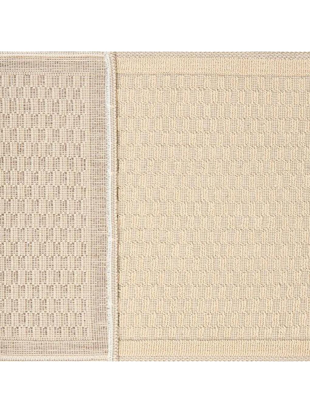 Soft Melinda Natürel 2'li Banyo Paspası - Bej - 60x100 cm + 50x60 cm-3