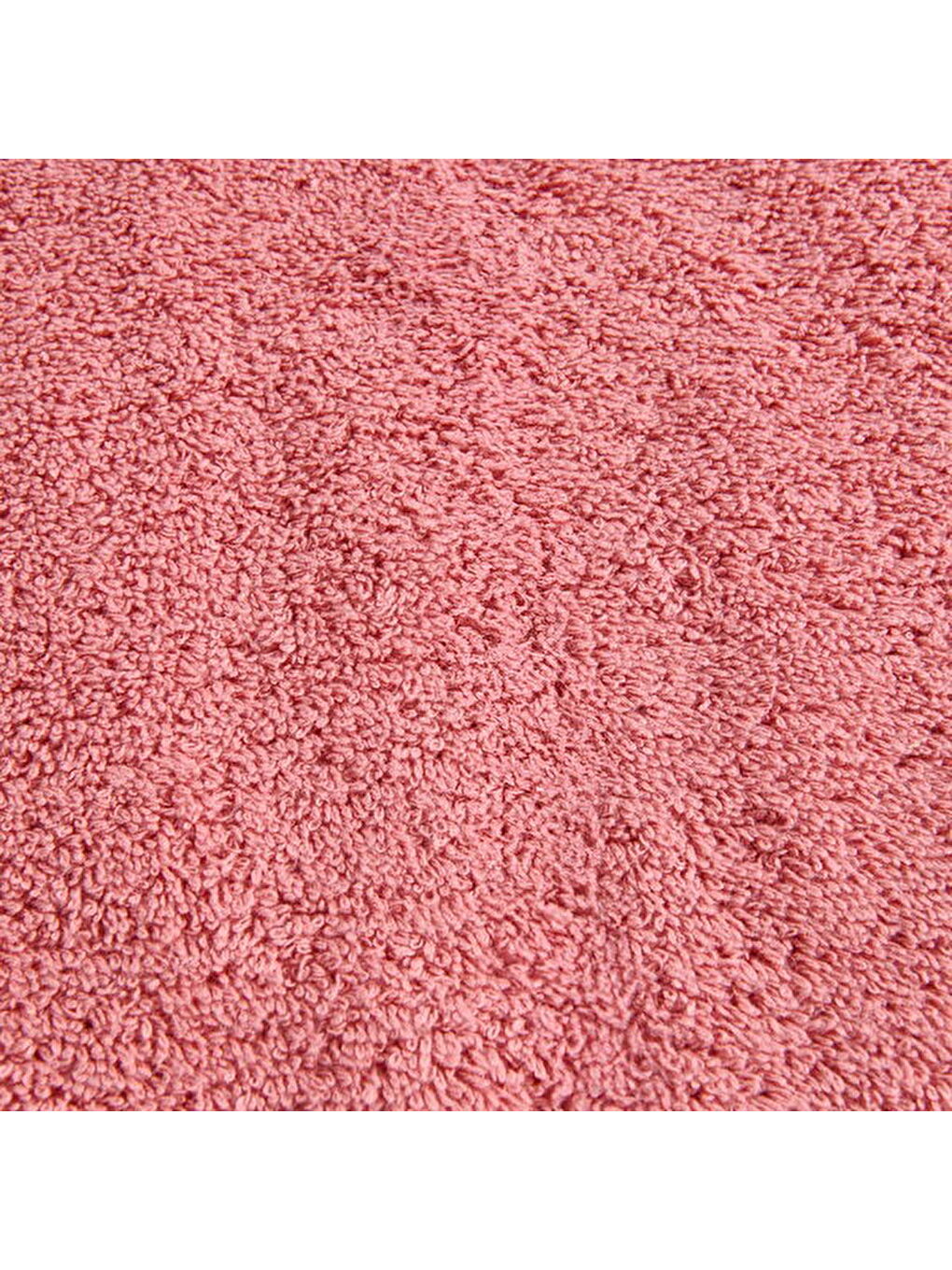 Pembe Soft Fırfırlı Yüz Havlusu - Gülkurusu - 50x90 cm-1