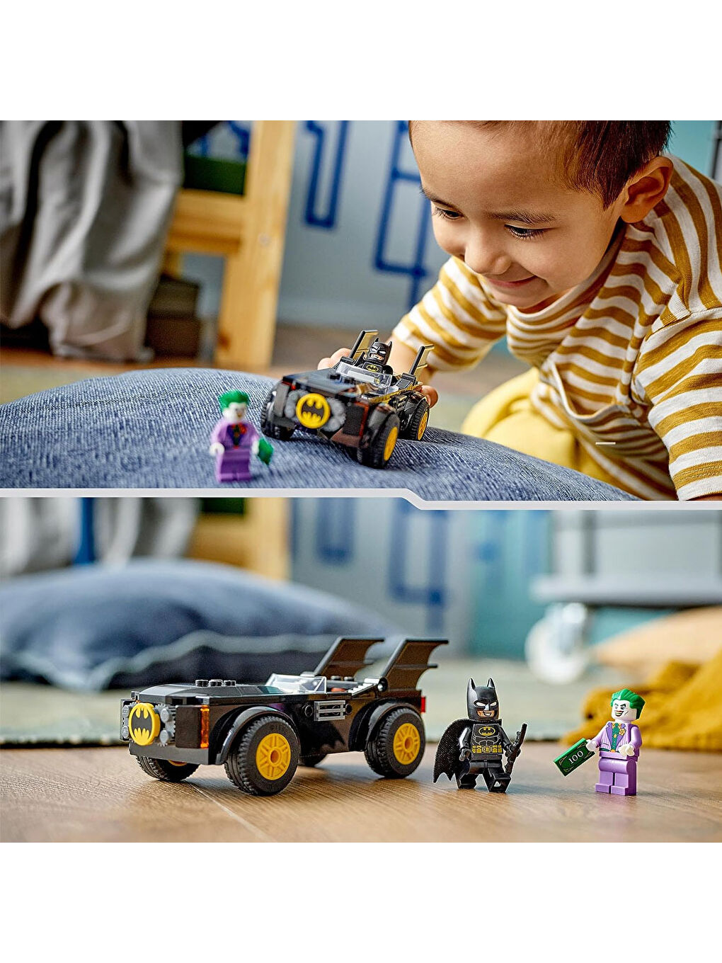 Lego Renksiz DC Batmobile Takibi Batman Jokere Karşı 76264 - 5