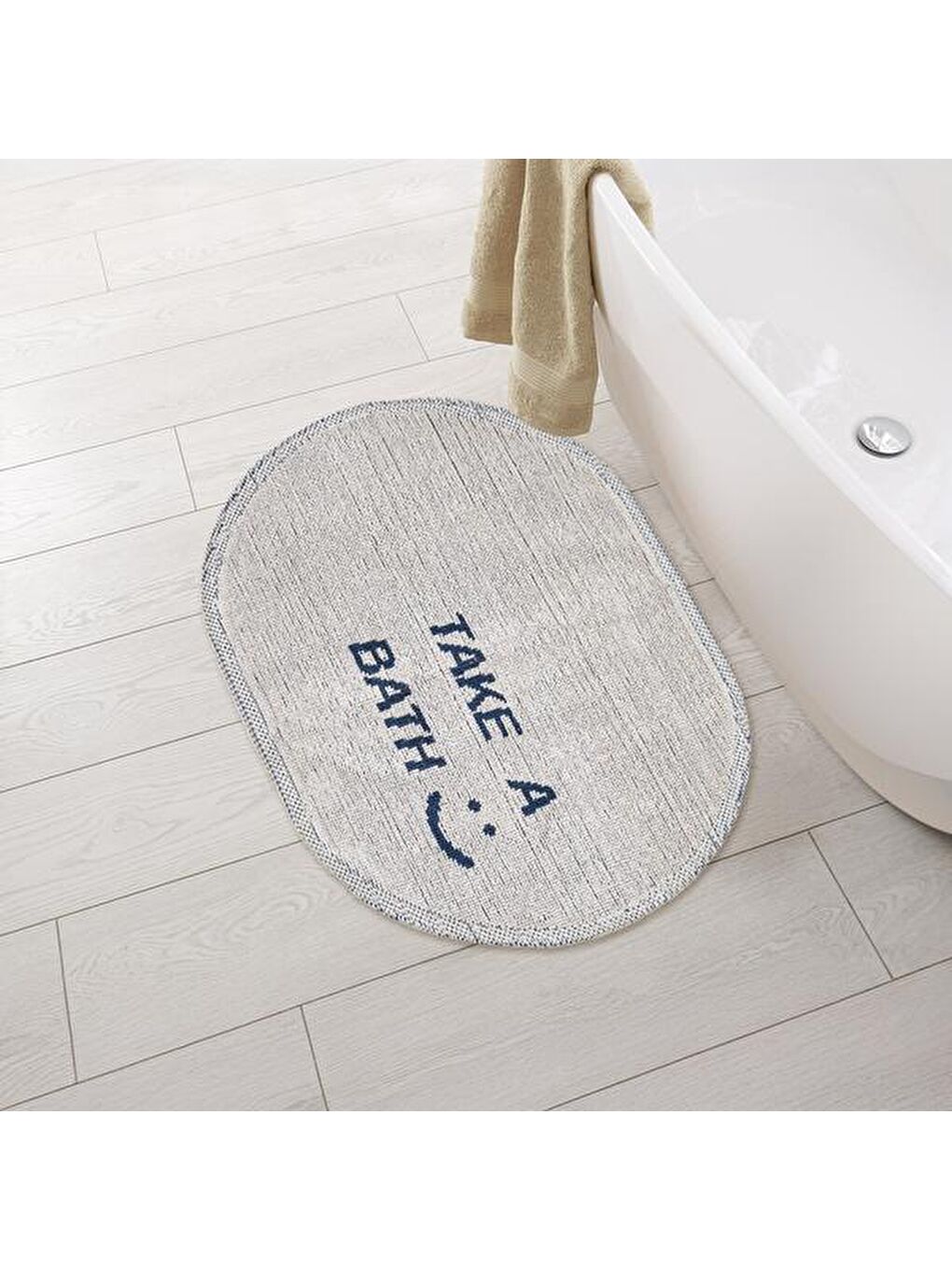 Soft Take A Bath Banyo Paspası - Ekru - 50x80 cm-4