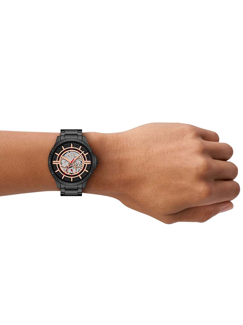 Siyah AX2465 Erkek Kol Saat-3
