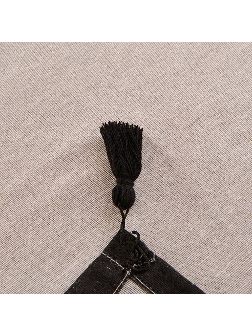 Soft Ethnic 2'li Amerikan Servis - Beyaz - 35x55 cm-1