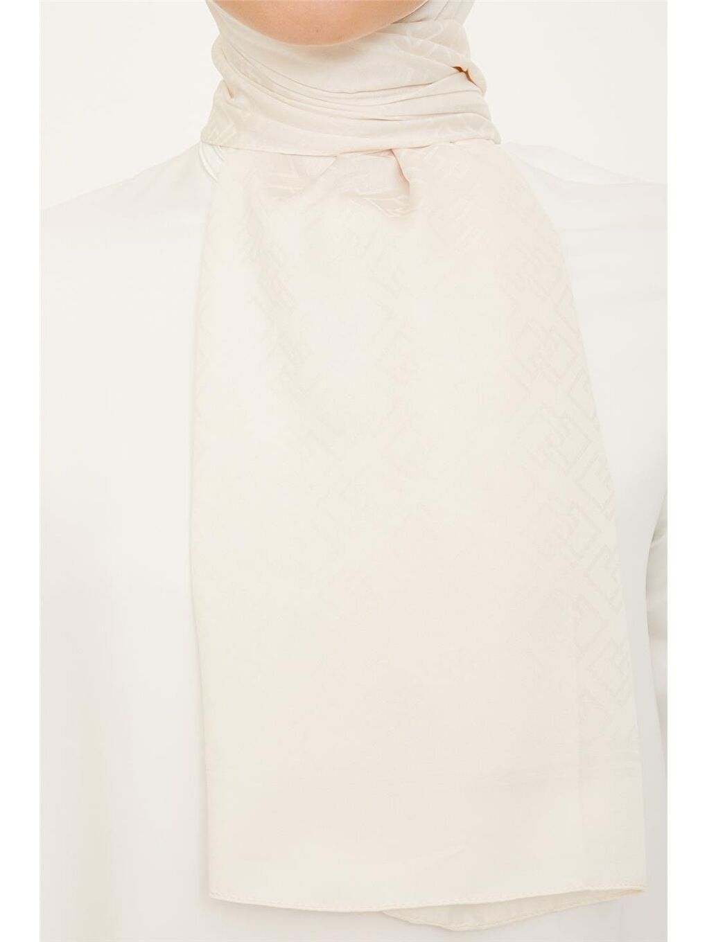 Beyaz Trend Safir Şal 3 241821-1