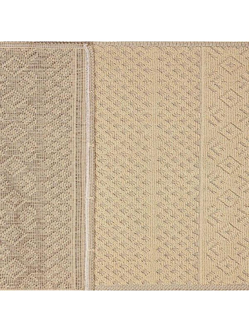 Soft Merry Natürel 2'li Banyo Paspası - Bej - 60x100 cm + 50x60 cm-5