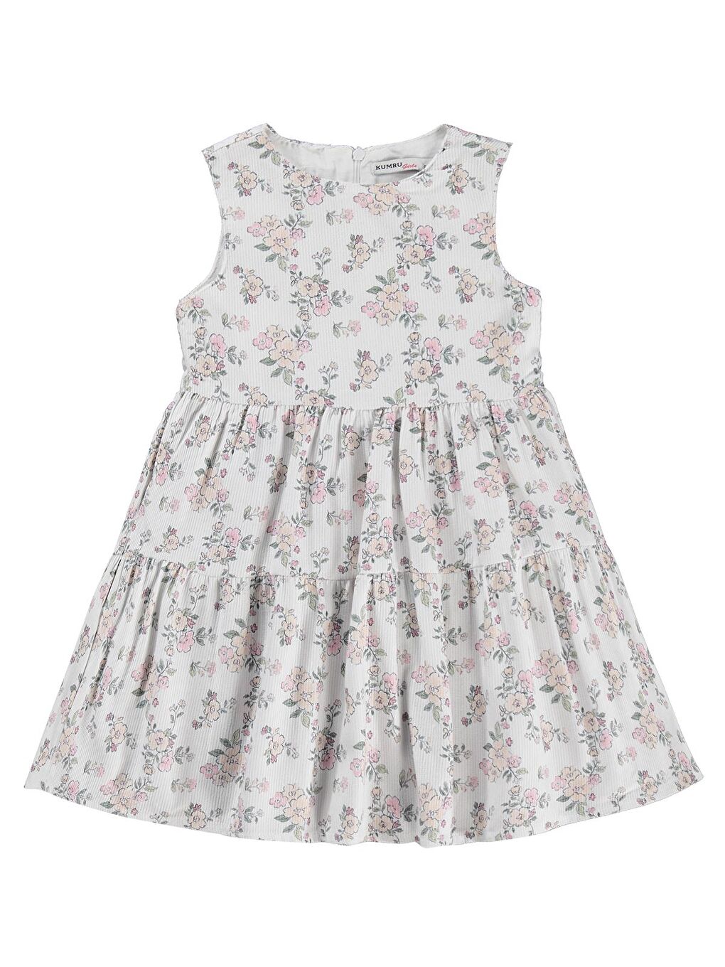 Civil Girls Ceketli Çiçekli 2 Li 2-5 Yaş Elbise - Bej 2-3 Yaş-2