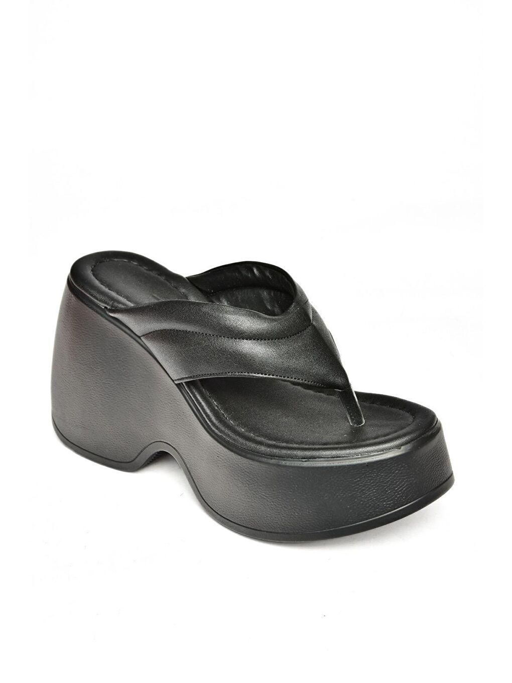 S9734017 Siyah Kadın Terlik-4