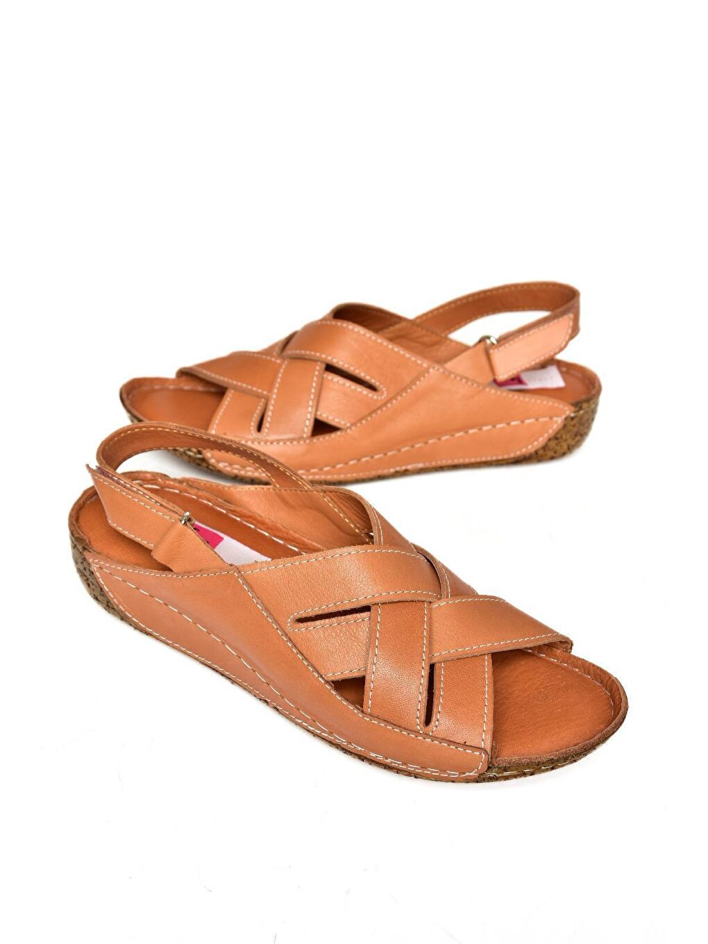 Kahverengi P5550123 Taba Kadın Sandalet-1