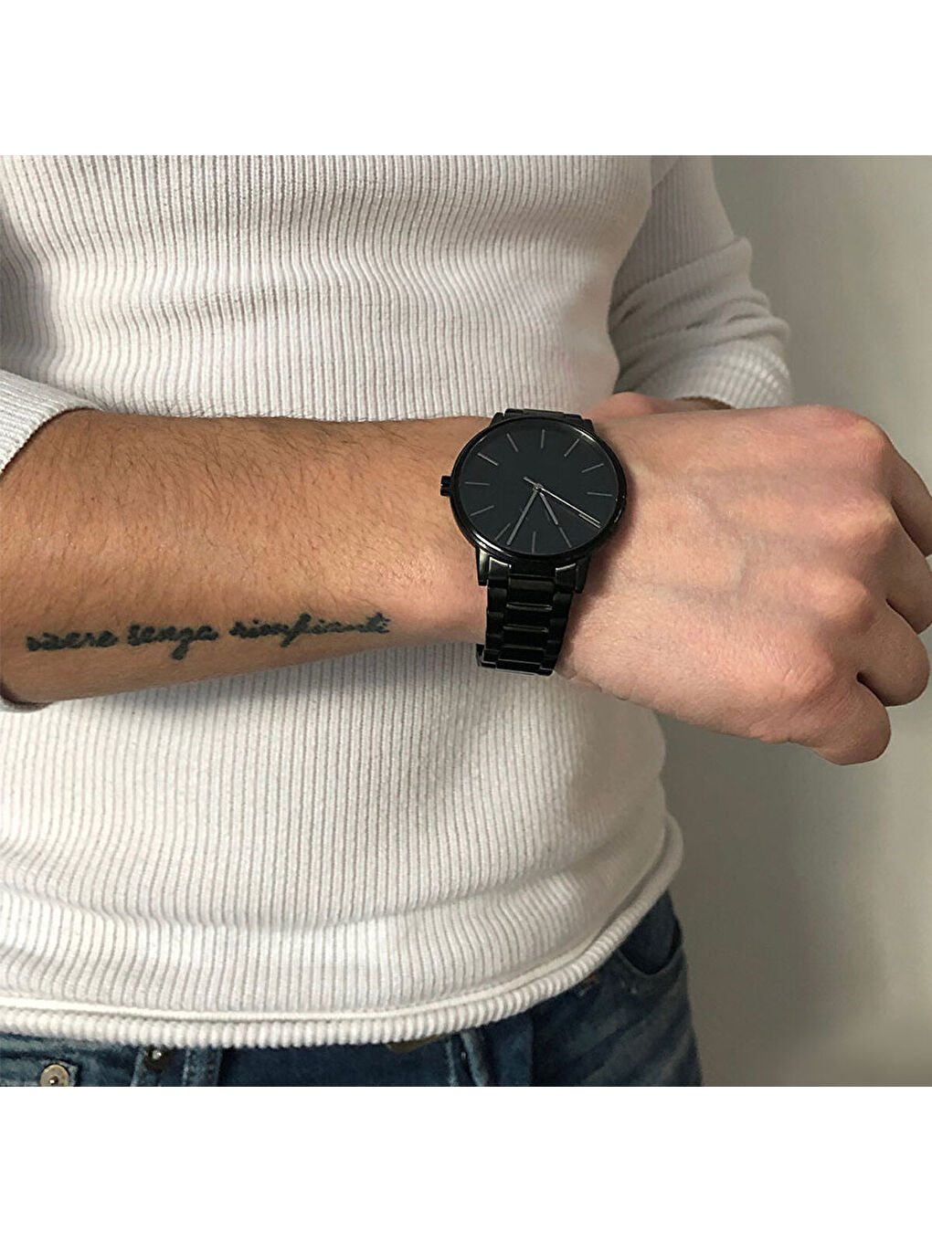 Siyah AX2701 Erkek Kol Saati-2