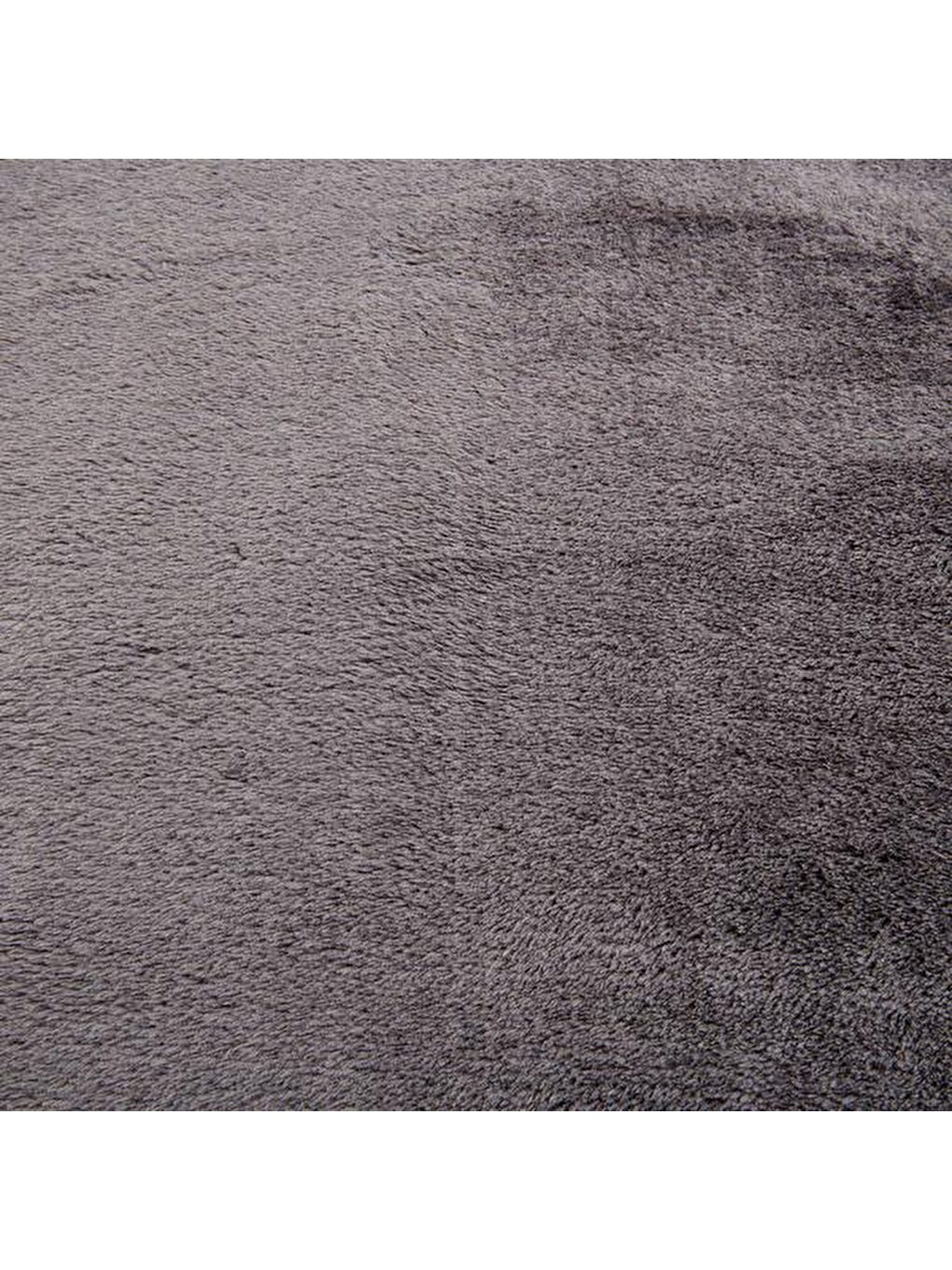 Soft Püsküllü 2'li Banyo Paspası - Antrasit - 60x100 cm + 50x60 cm-1