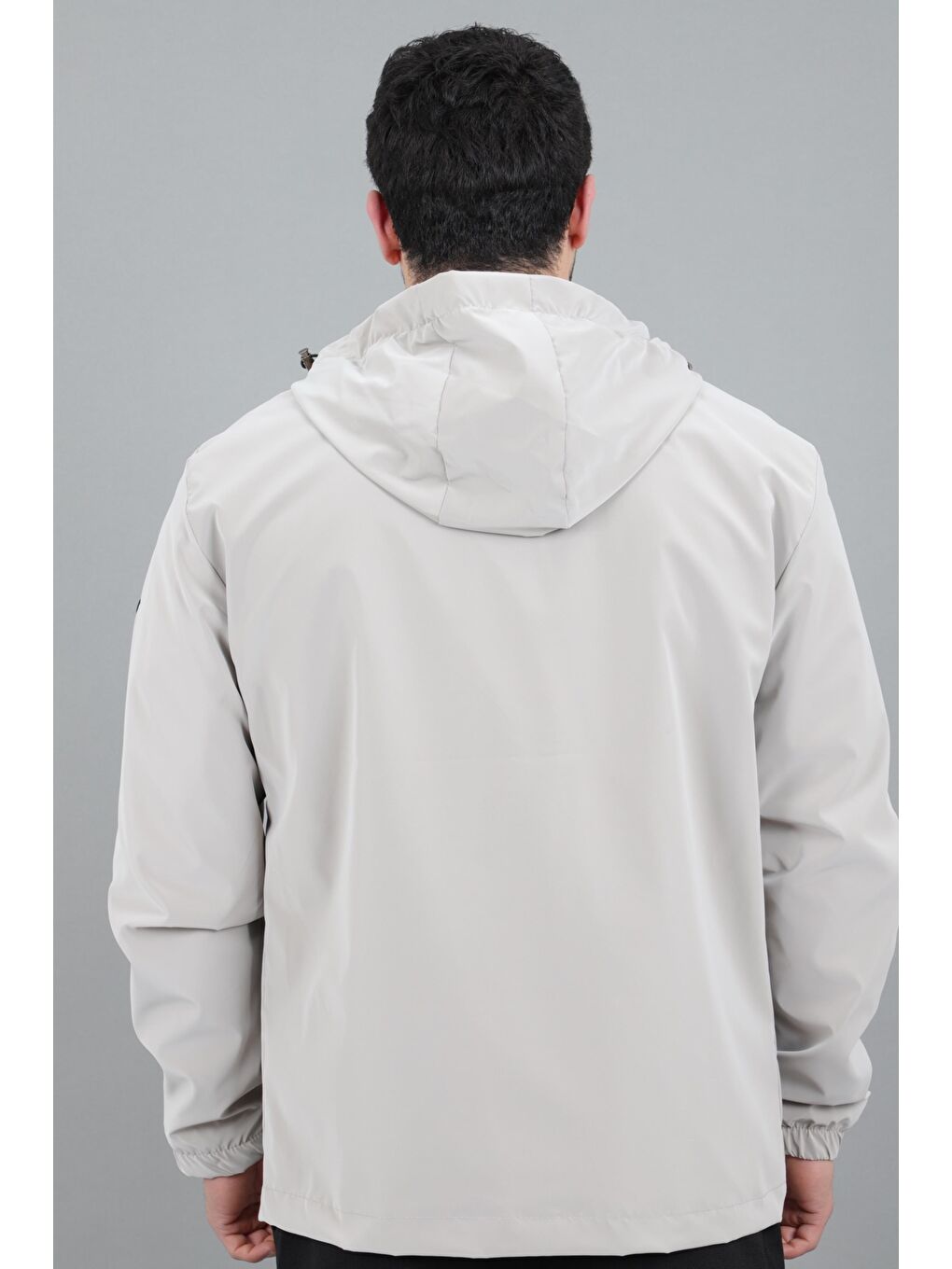 Bej Sabit Kapüşonlu Nova Mevsimlik Mont PLDP 3016_60392-5