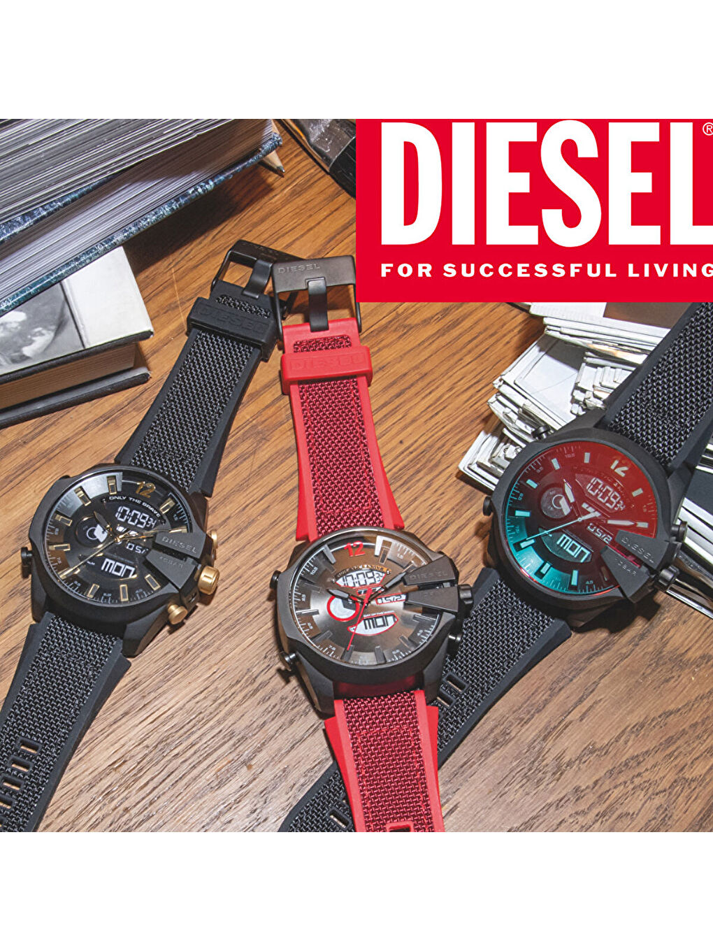 Siyah DZ4552 Erkek Kol Saati-4