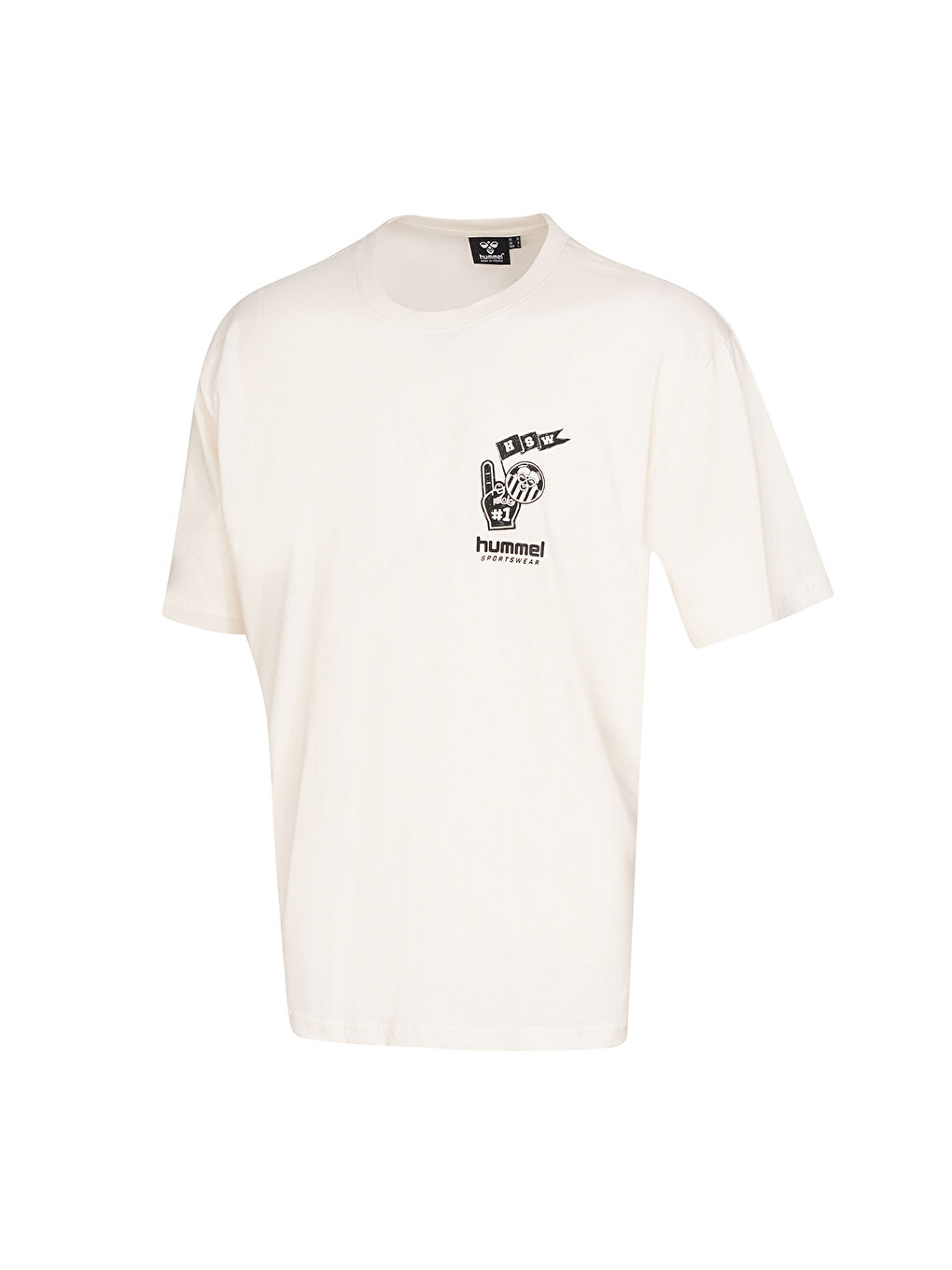 Tropico Erkek Ekru Yuvarlak Yaka Tişört-1