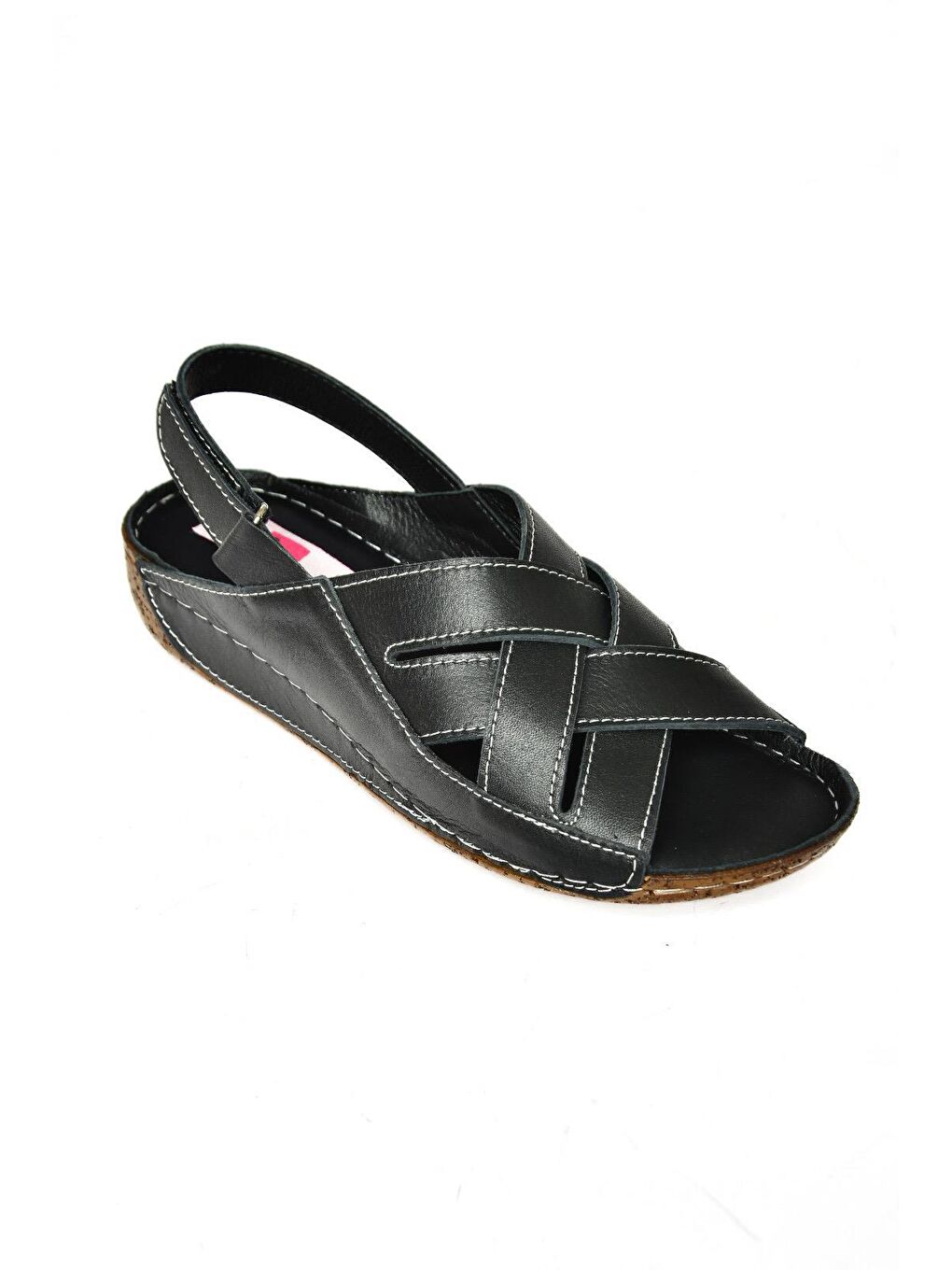P5550123 Siyah Kadın Sandalet-1