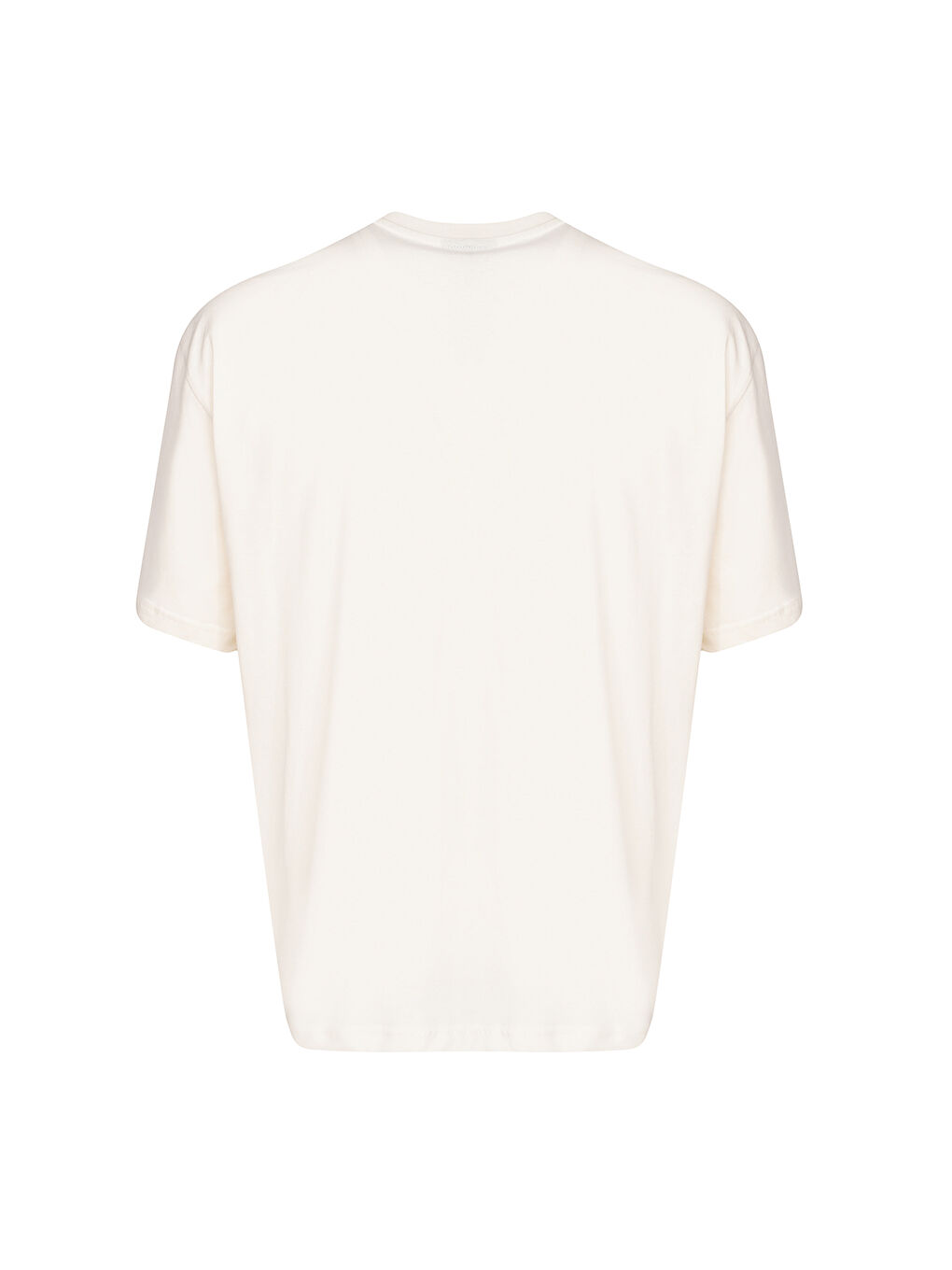 Tropico Erkek Ekru Yuvarlak Yaka Tişört-2