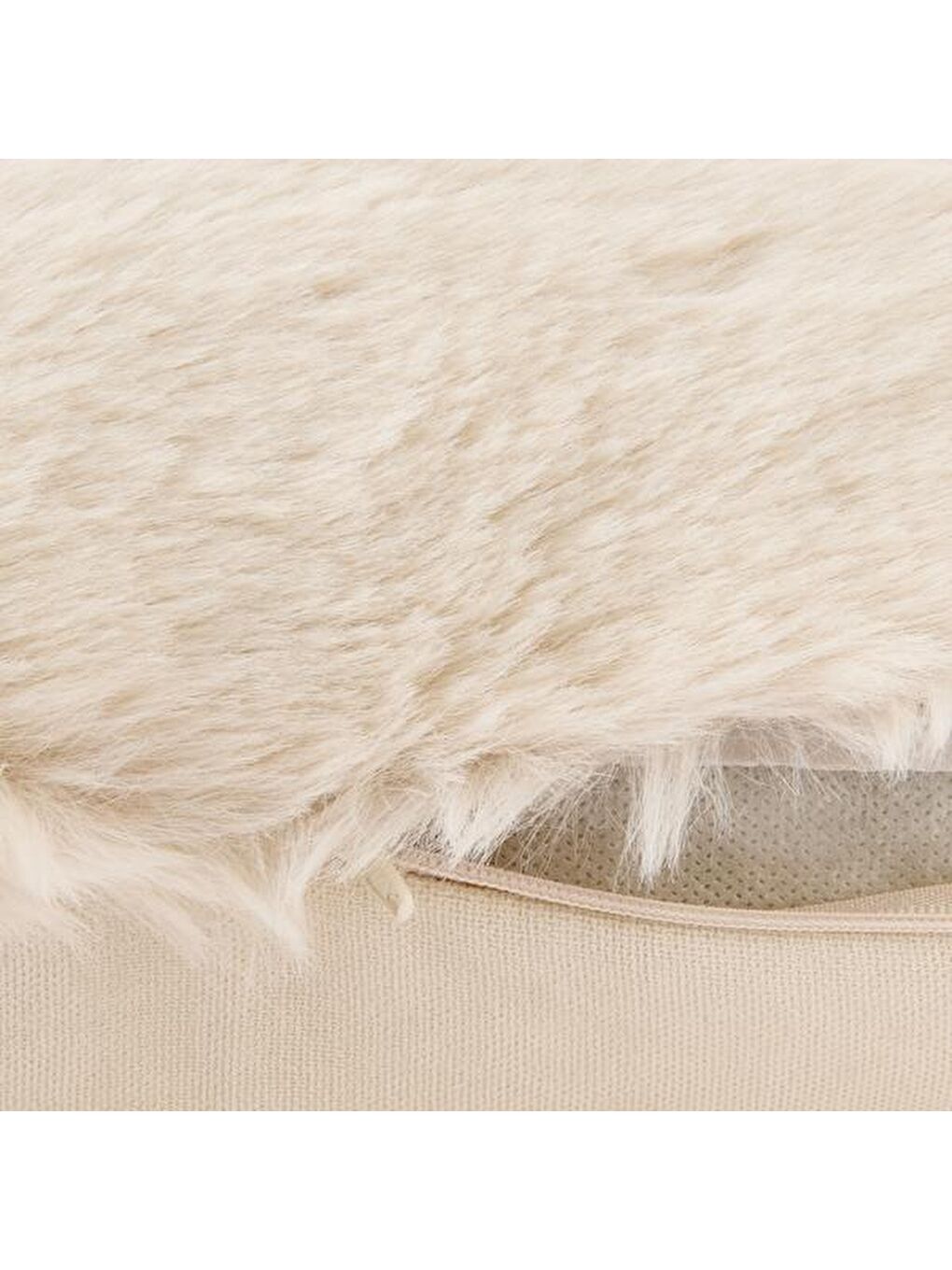 Soft Post Kırlent - Ekru - 45x45 cm-1