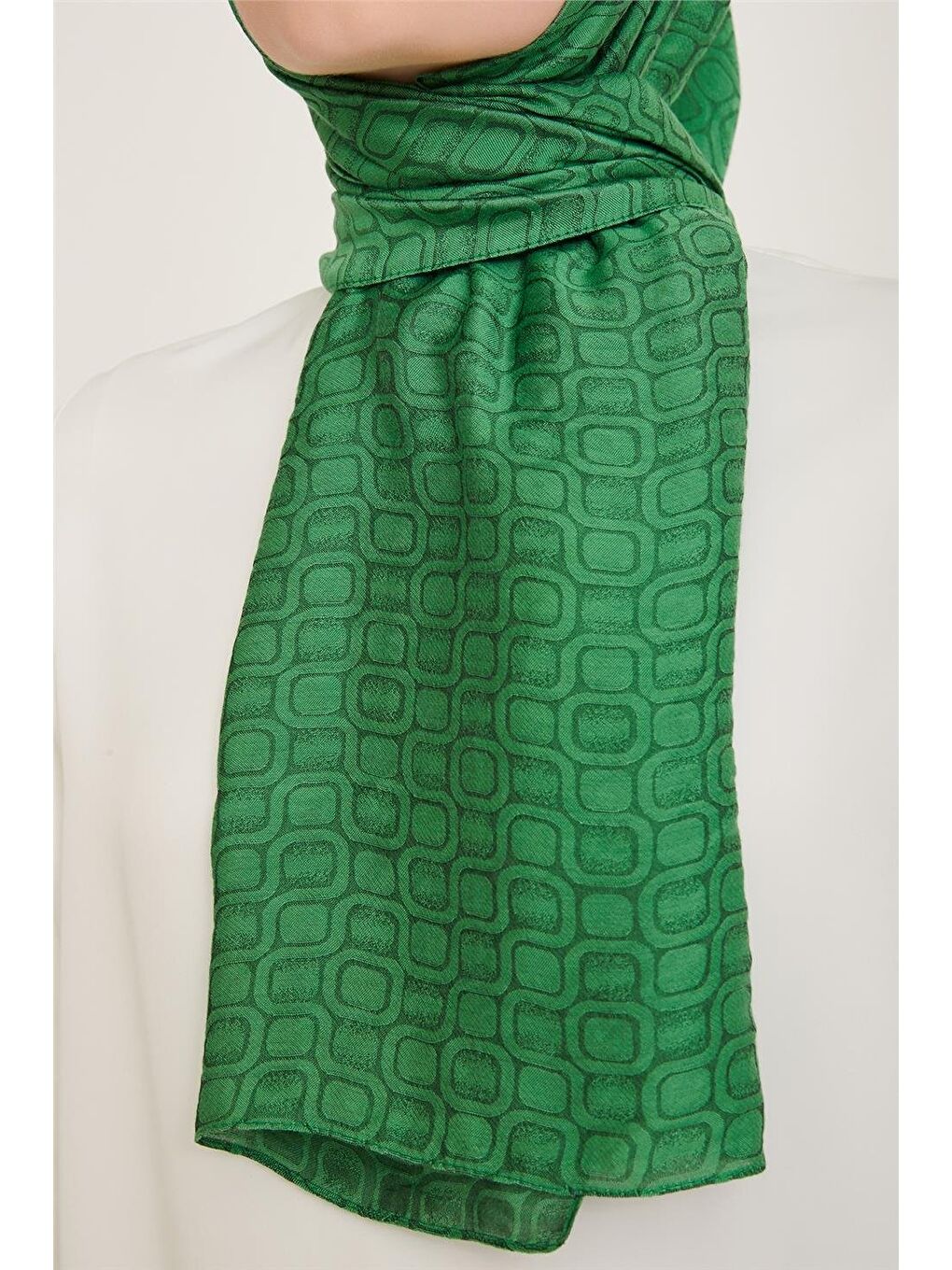 Yeşil Trend Dama Şal 2 1133-1