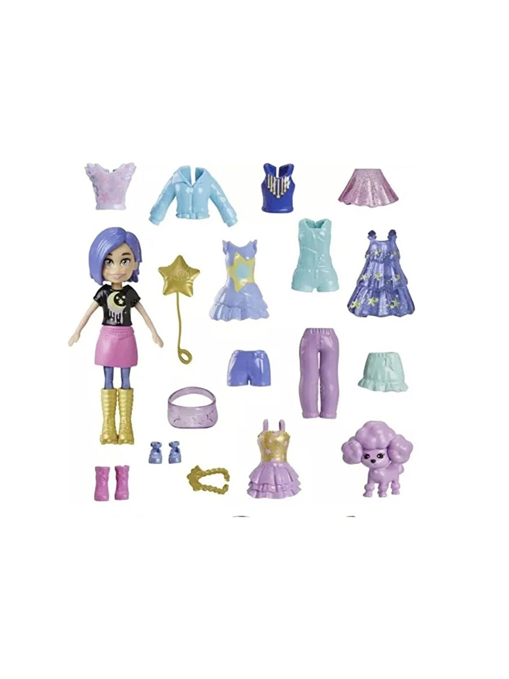 Polly Pocket Karışık Farklı Kombin Eğlencesi Oyun Setleri HKV93