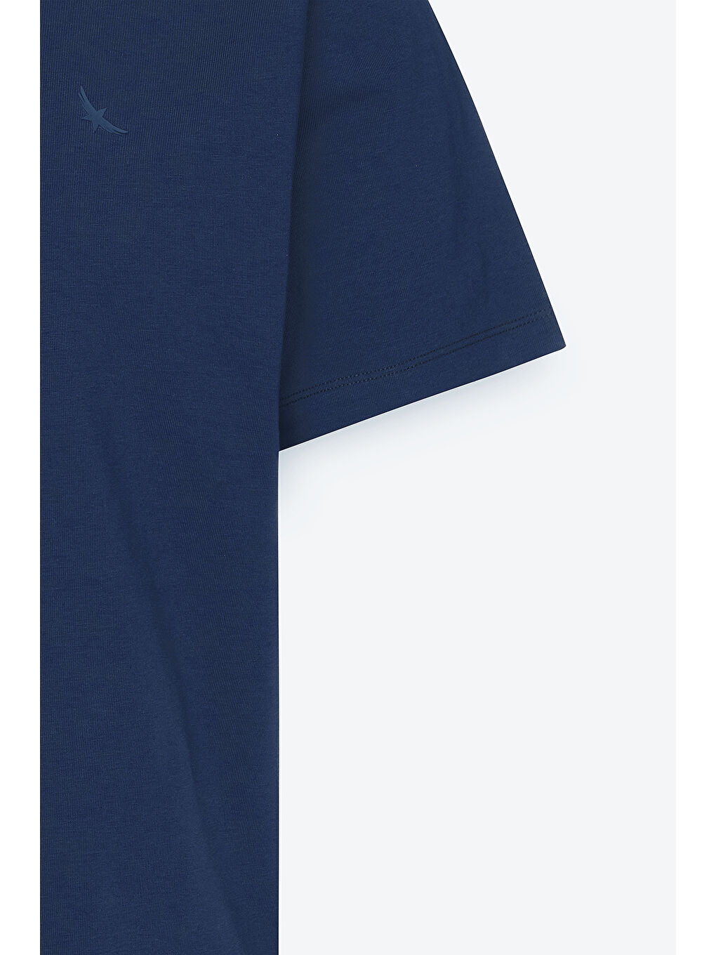 Erkek Lacivert %100 Pamuk Polo Yaka Slim Fit Dar Kesim Tişört-6