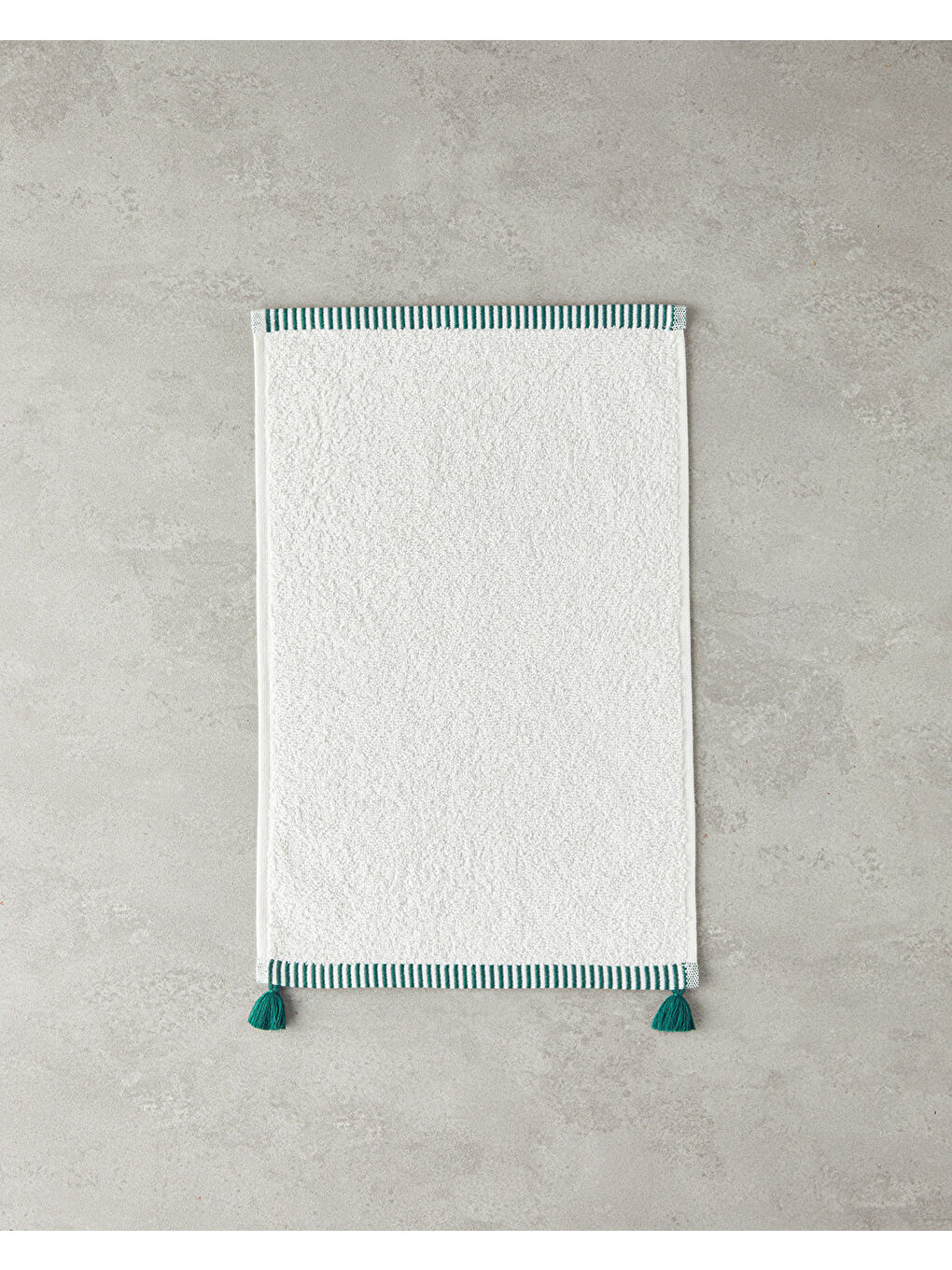 Lila Colorful Lines Pamuklu El Havlusu Ekru - Yeşil