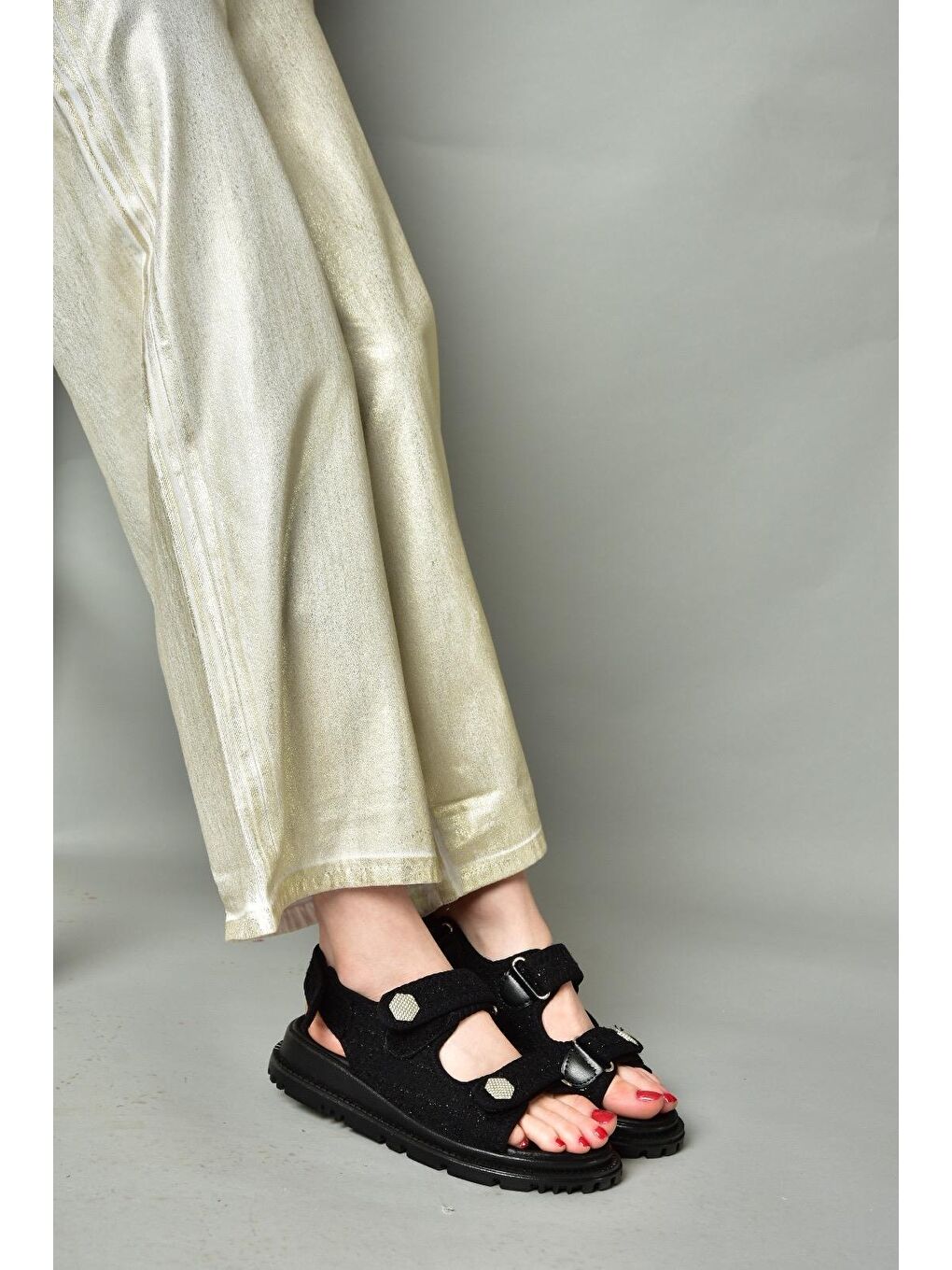 S2671220 Siyah Kadın Sandalet-4