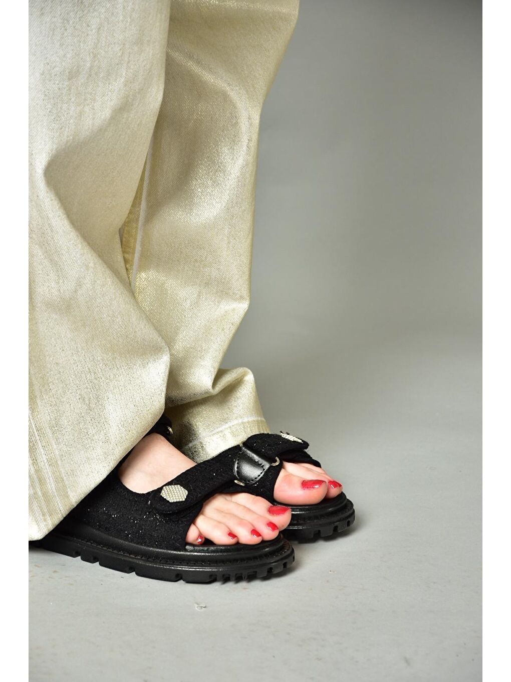 S2671220 Siyah Kadın Sandalet-6