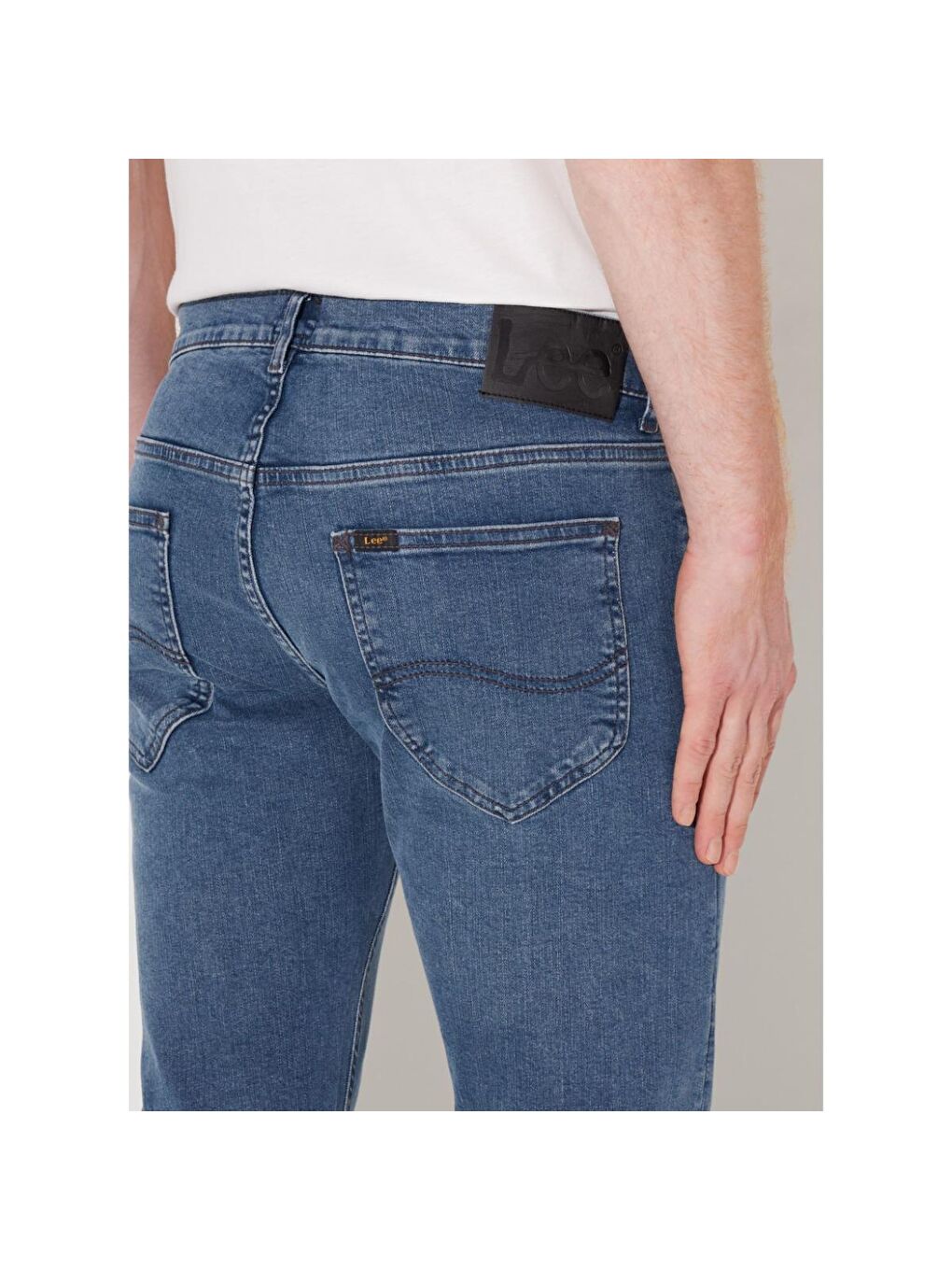 Lee Mavi Daren Zip Fly Regular Straight Erkek Mavi Jean - 4