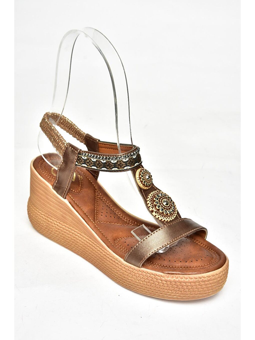 Turuncu S2581360 Bakır Kadın Sandalet-4