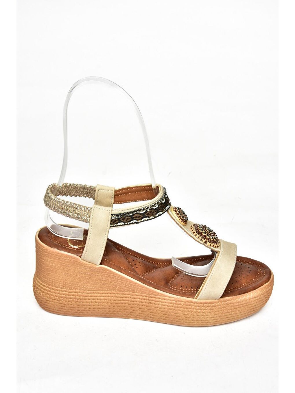 S2581360 Bej Kadın Sandalet-4