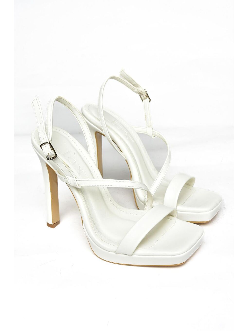 S5696166 Beyaz Kadın Topuklu Ayakkabı-2