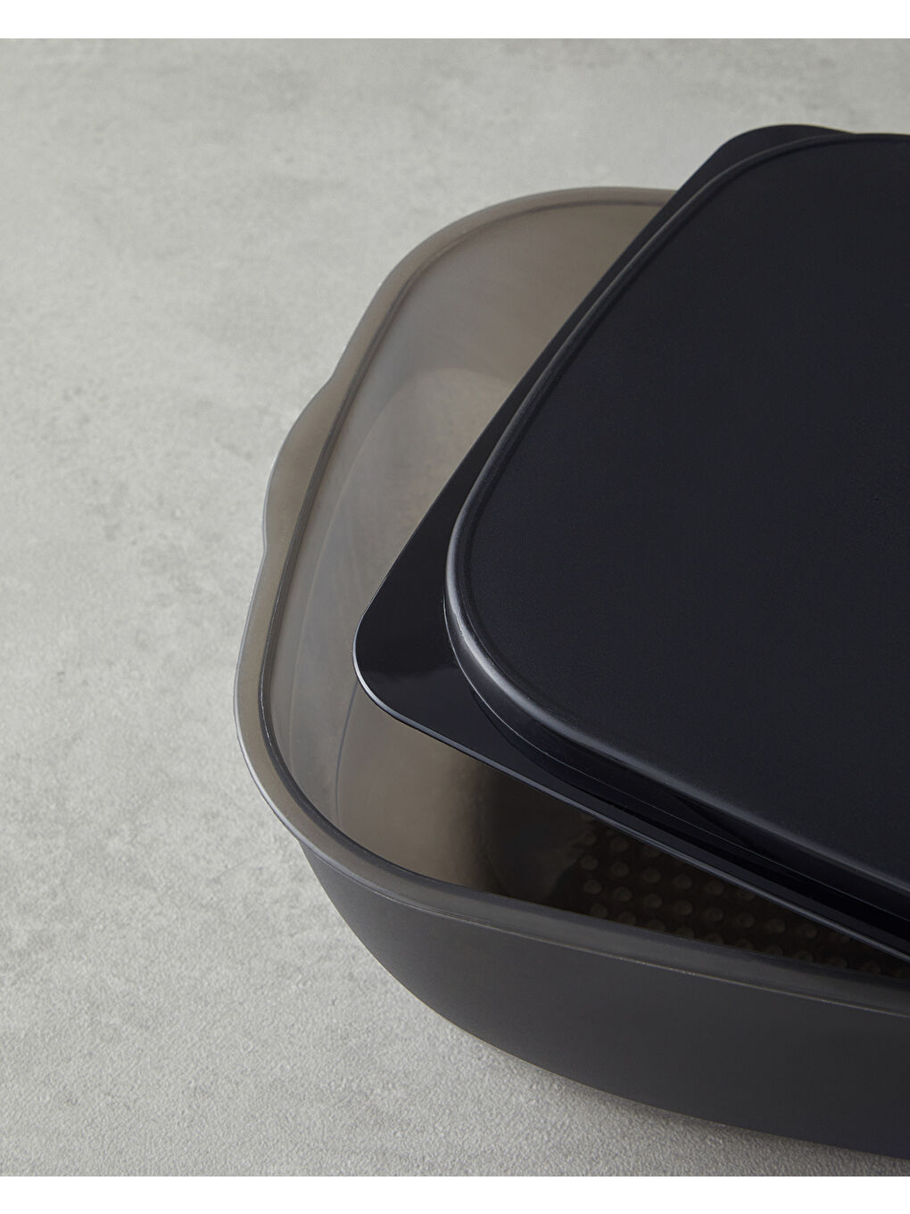 Morgan Plastik Saklama Kabı 30x21,5 cm Siyah-2