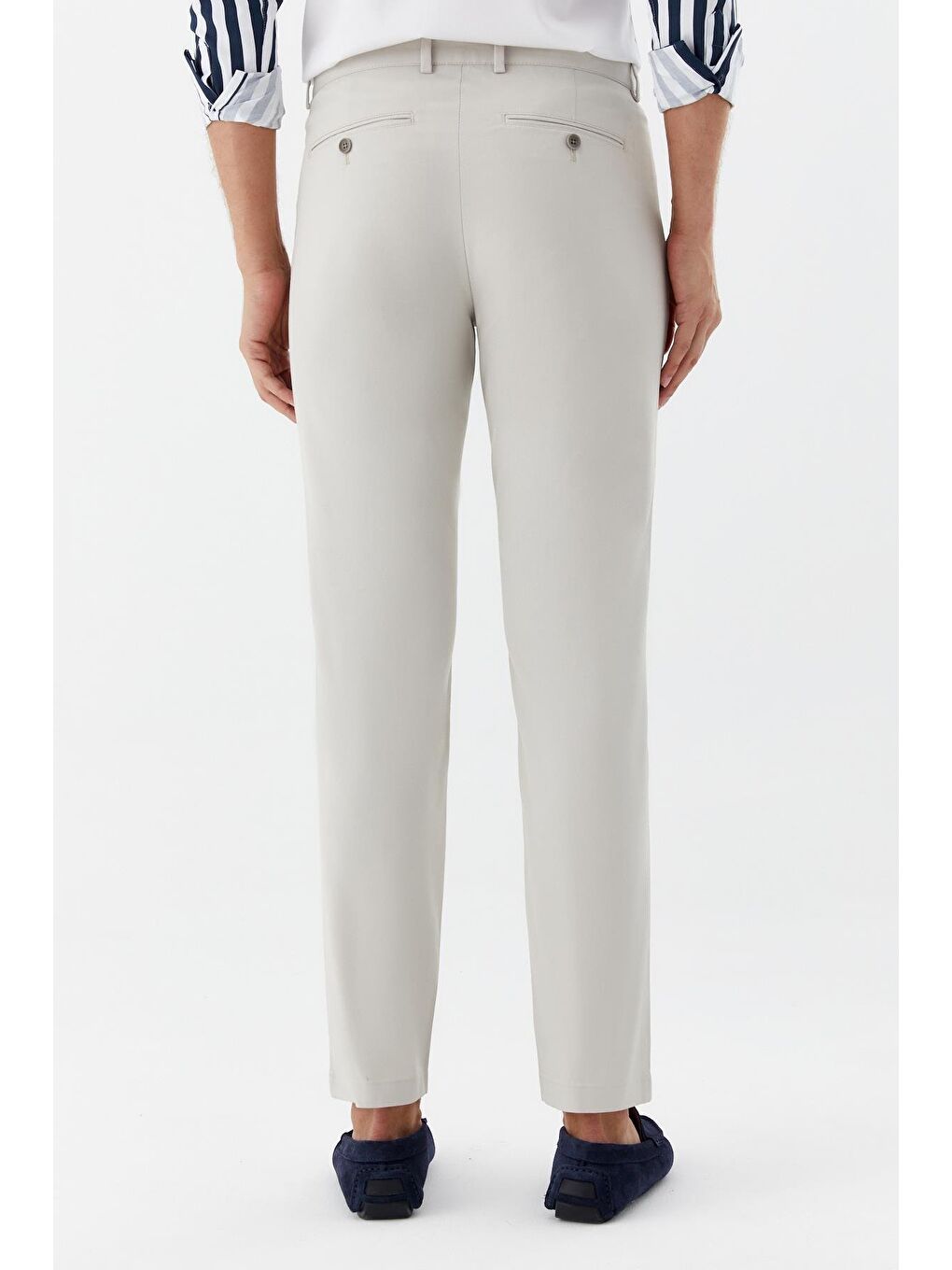 Bej Regular Fit Klasik Erkek Pantolon Taş-4