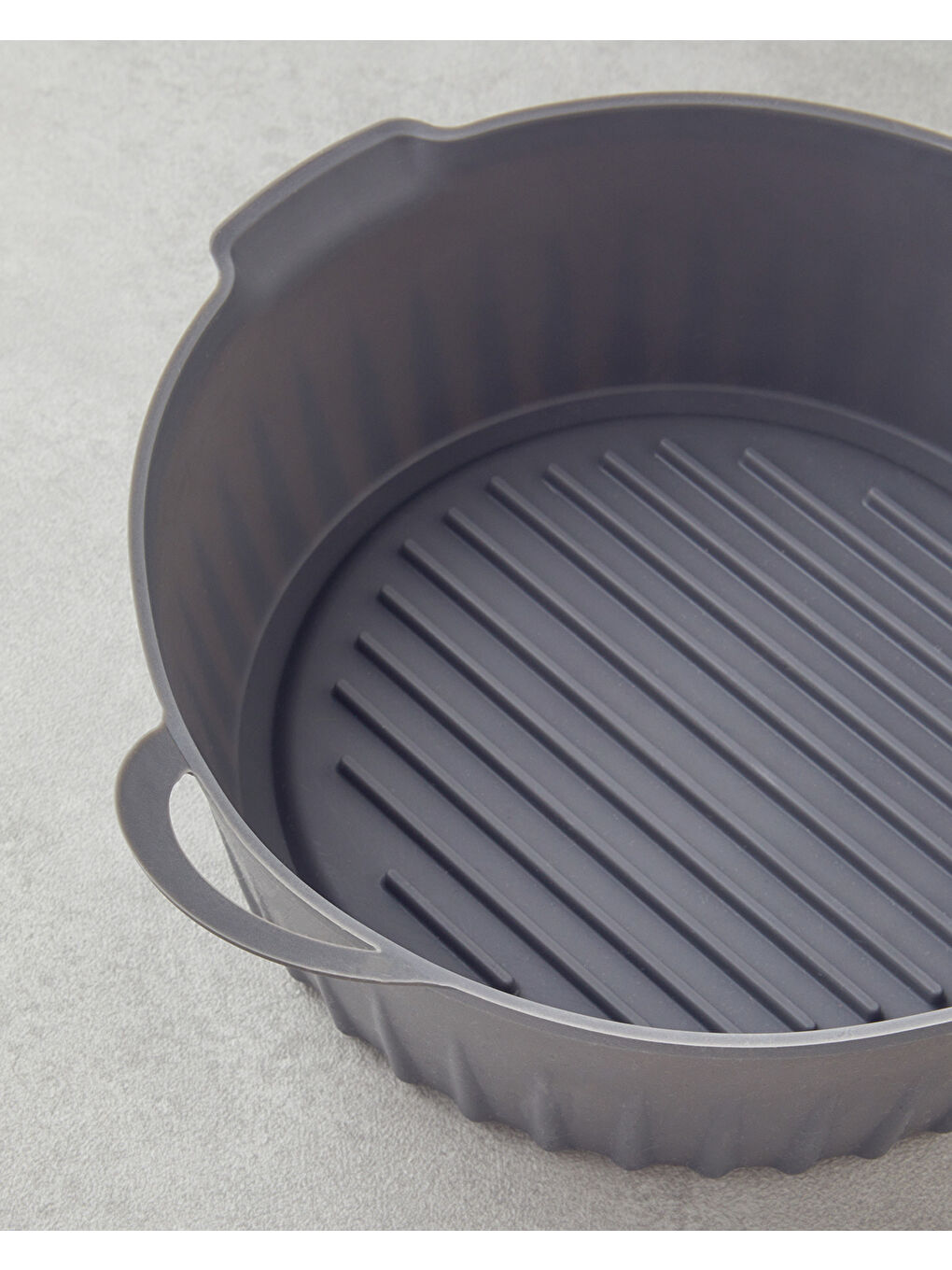 English Home Ciara Silikon Airfryer Kek Kalıbı 23x20 cm Gri - 1