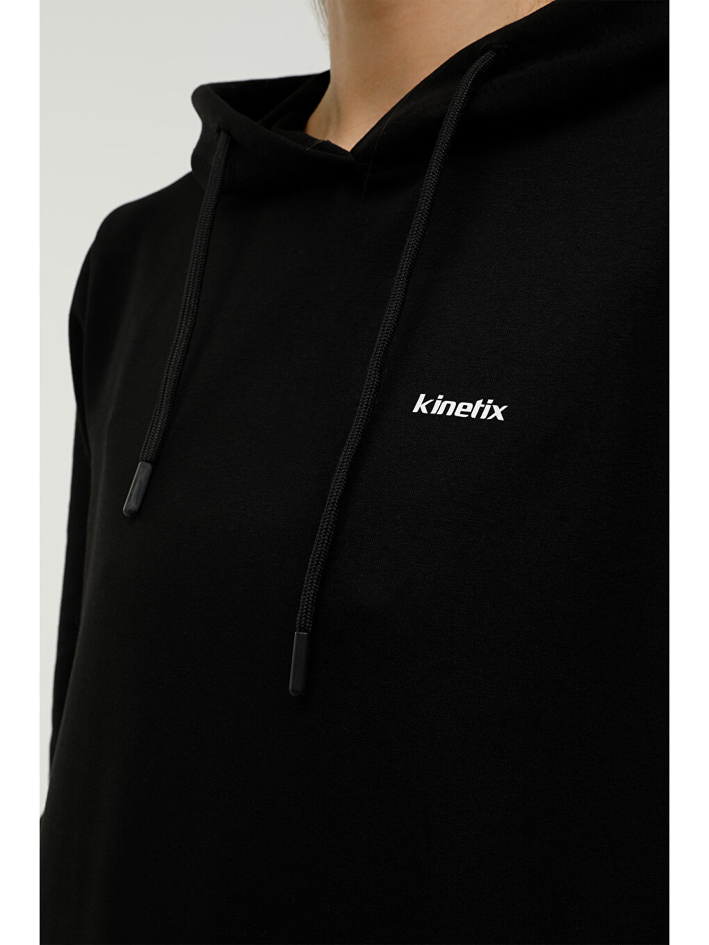 Kinetix W-SN83 BASIC HOODIE 2PR Siyah Kadın Sweatshirt - 3