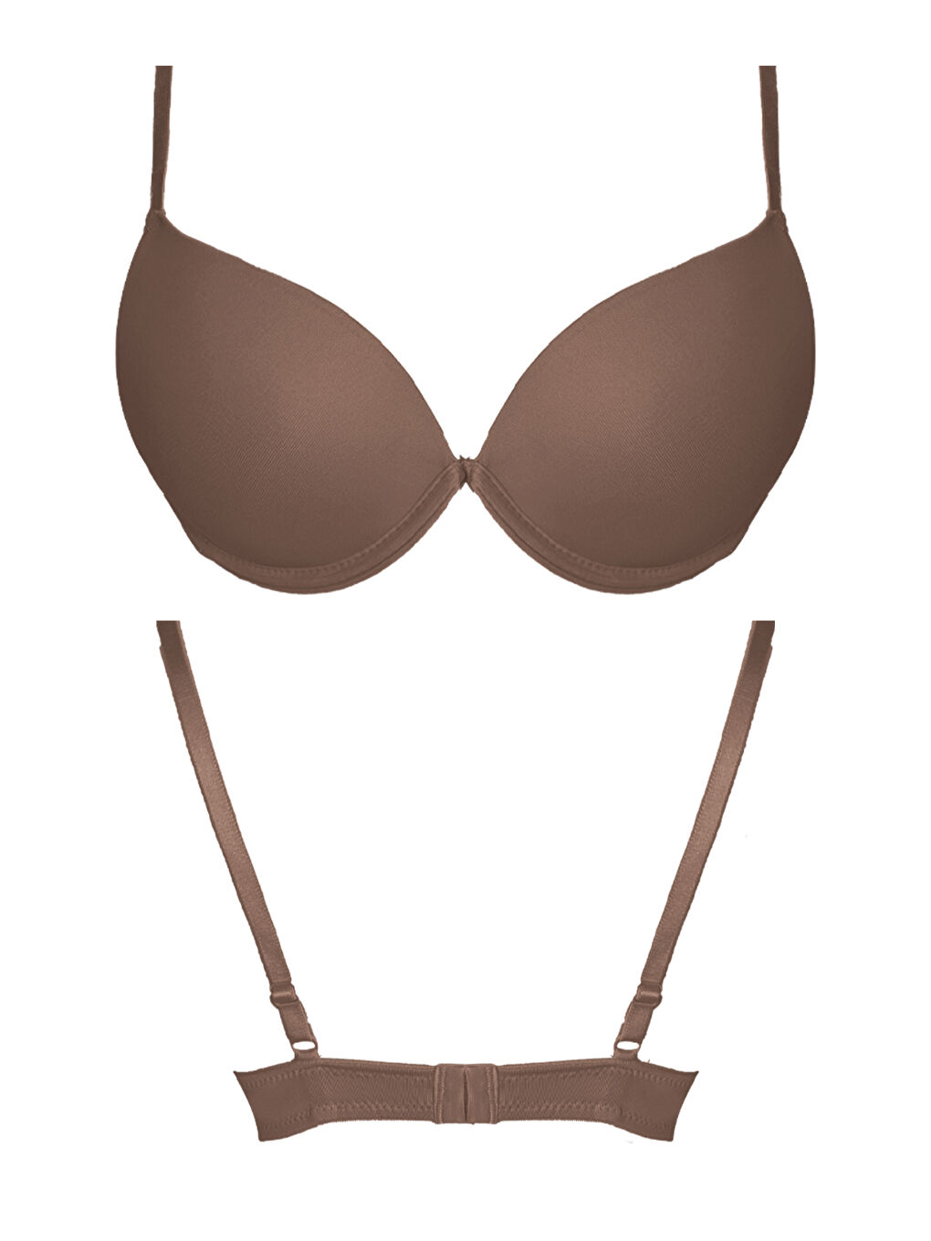 Lol Up Push Up Balenli Kahverengi Sütyen