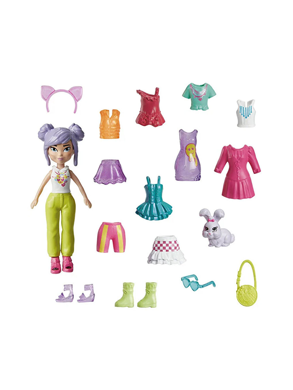 Polly Pocket Karışık Farklı Kombin Eğlencesi Oyun Setleri HKV94