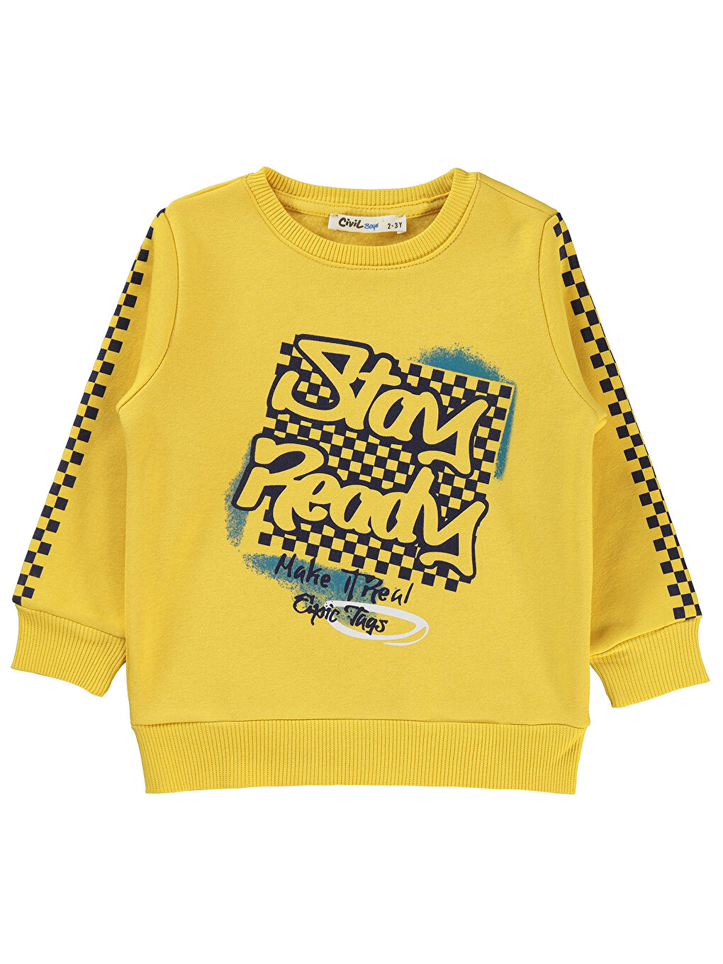 Civil A.Hardal Boys Erkek Çocuk Sweatshirt 2-5 Yaş Hardal