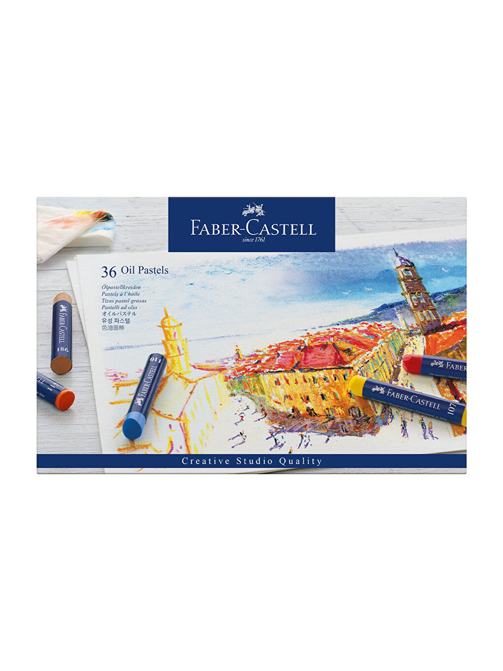 Goldfaber Yağlı Pastel 36'lı Yüksek Pigmentli Canlı Renkler