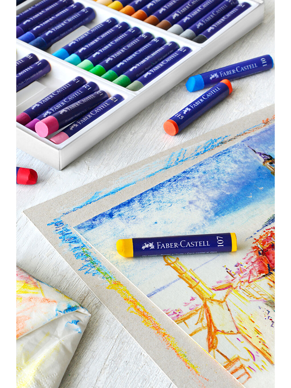 Goldfaber Yağlı Pastel 36'lı Yüksek Pigmentli Canlı Renkler-3