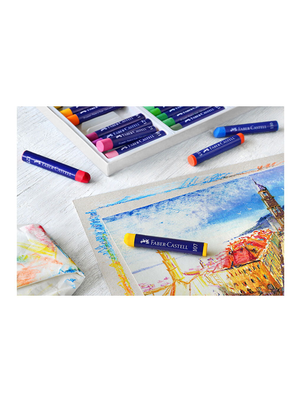 Goldfaber Yağlı Pastel 36'lı Yüksek Pigmentli Canlı Renkler-4